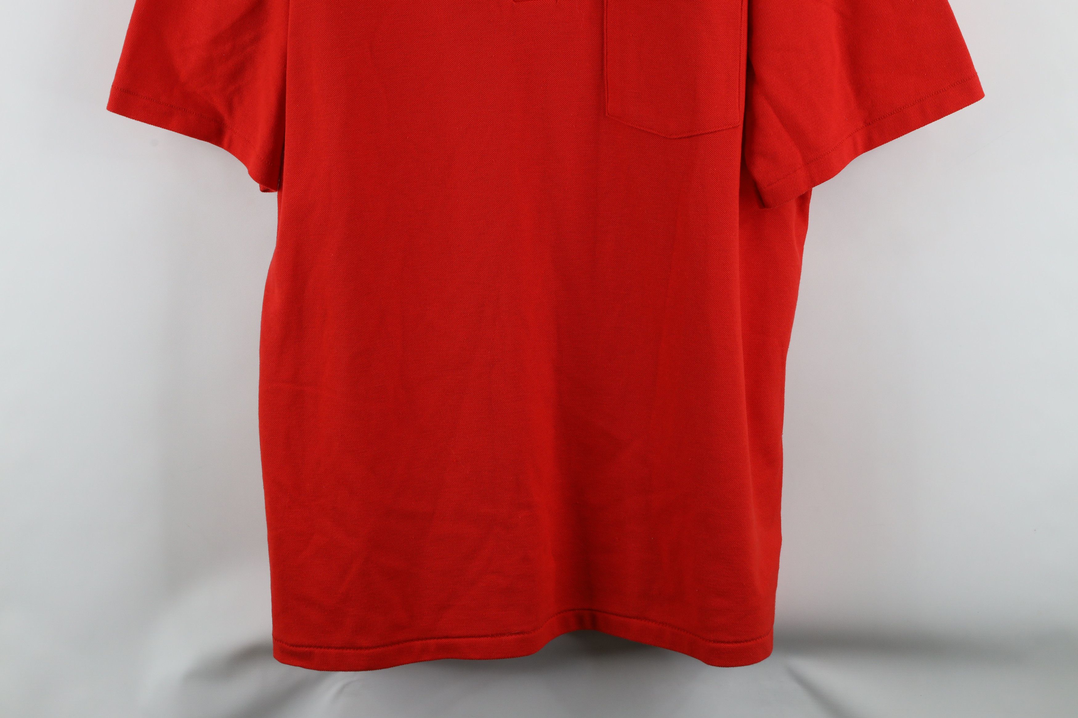 Vintage Vintage 90s Streetwear Service Ohio Polo Shirt Red USA Size US XL / EU 56 / 4 - 3 Thumbnail
