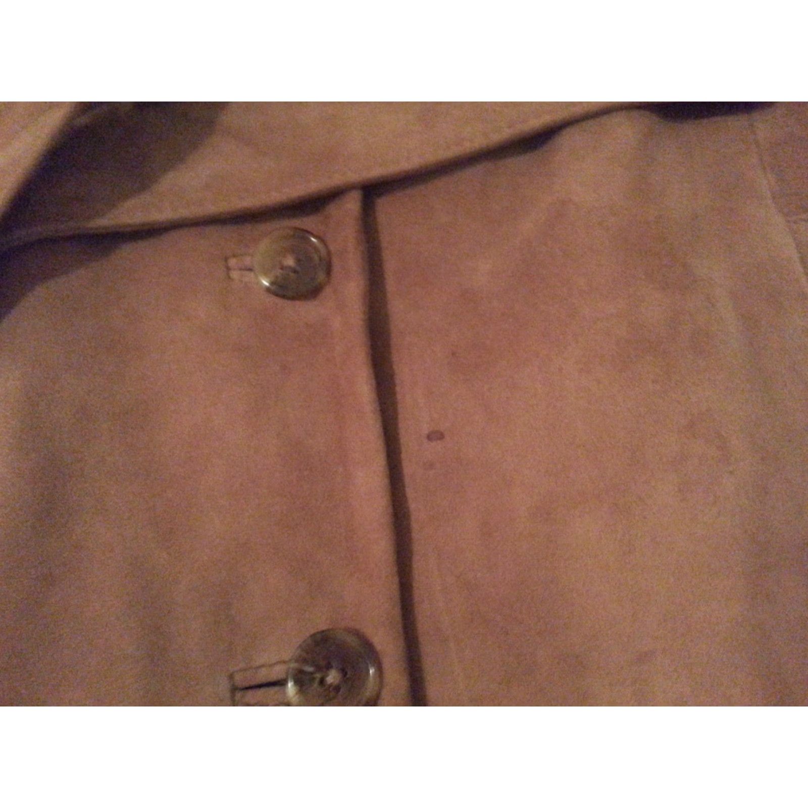 Brooks Brothers VINTAGE Brooks Brothers Leather Coat Jacket 14 Womens Brown Leather Coat Womens Brooks Brothers Coat 14 Size Regular Long Sleeve Women Mens Girls Size XL / US 12-14 / IT 48-50 - 6 Thumbnail