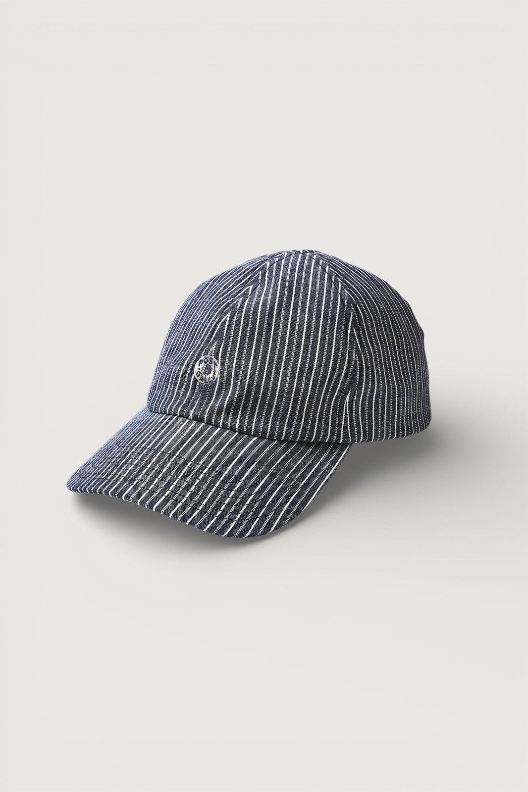 Post Overalls Post O’Alls #3903-SC POST Ball Cap : stripe chambray indigo Size ONE SIZE - 1 Thumbnail