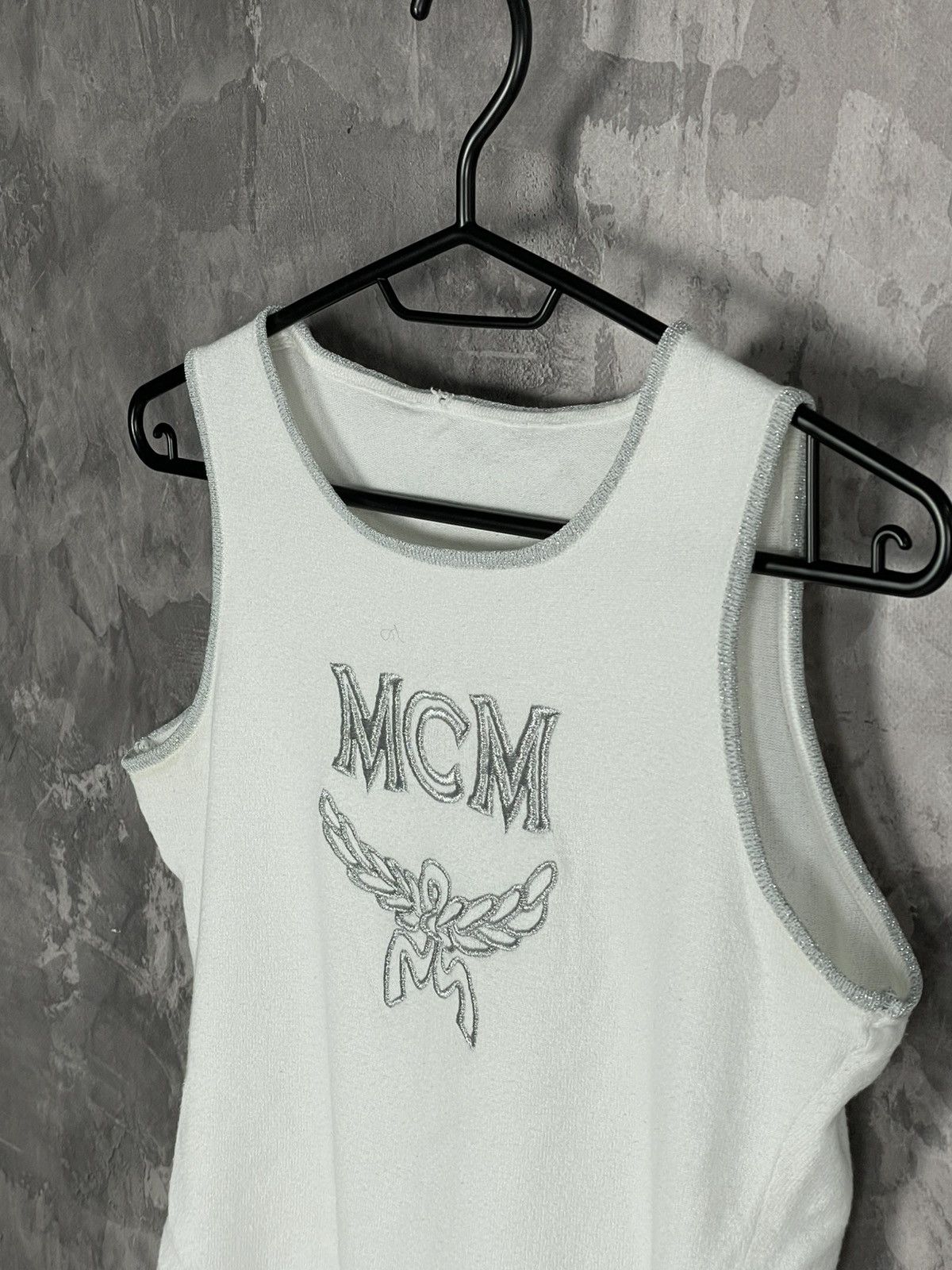 MCM Vintage MCM Glamour Big Logo “MCM” Tank Top Size S / US 4 / IT 40 - 6 Thumbnail