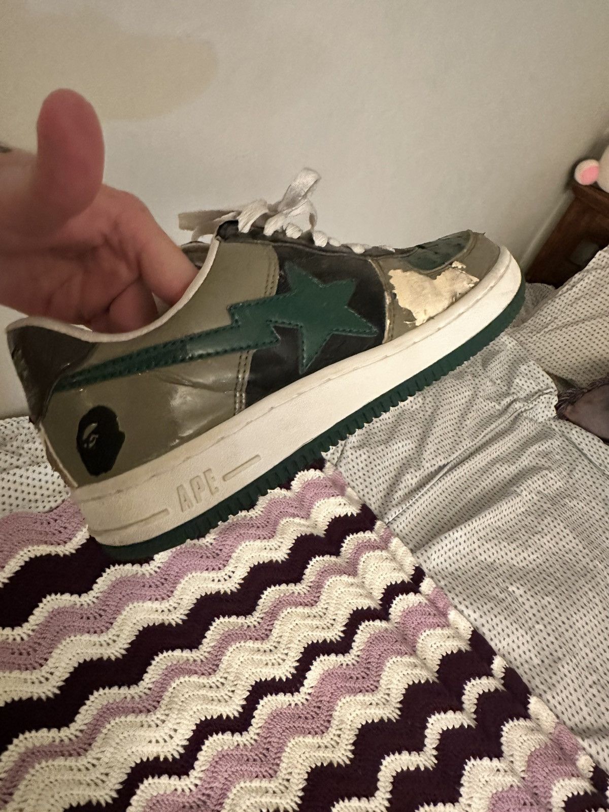 Bape × Nigo Bapesta Size US 10 / EU 43 - 7 Thumbnail
