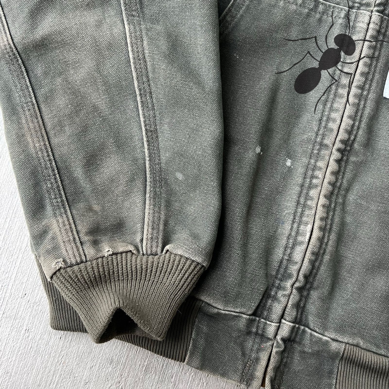 Carhartt × Vintage Carhartt YOUTH Y06 MOS green hooded work wear jacket Size US L / EU 52-54 / 3 - 3 Thumbnail