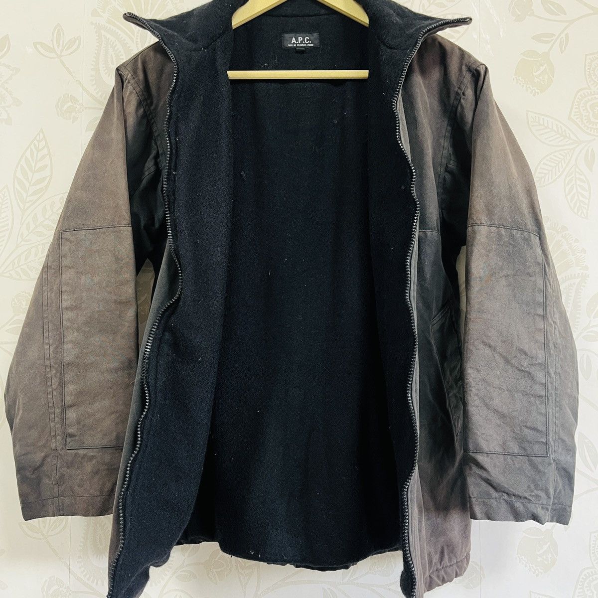 A.P.C. × Vintage Vintage 90s A.P.C Jean Touitou Double Elbow Jacket France Size US S / EU 44-46 / 1 - 15 Thumbnail