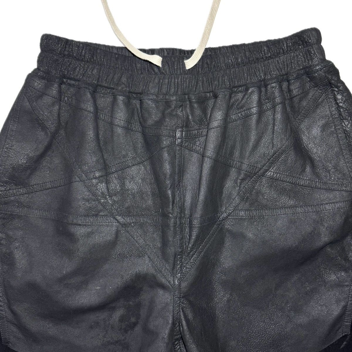Rick Owens Rick Owens SS23 "Edfu" leather pentaboxer shorts Size US 28 / EU 44 - 3 Thumbnail