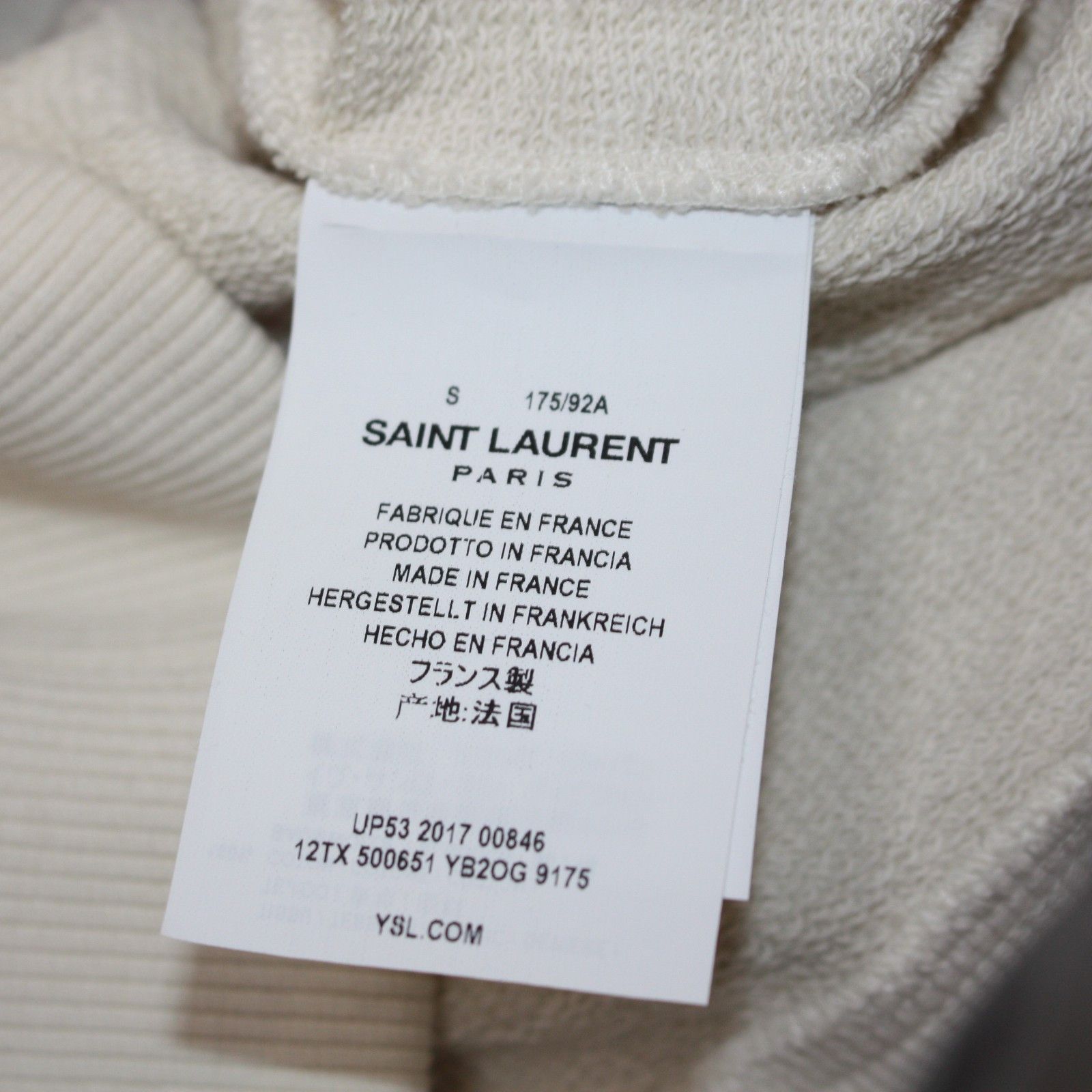Saint Laurent Paris Waiting For Sunset Embroidered Sweatshirt in size Small $850 Size US S / EU 44-46 / 1 - 10 Thumbnail