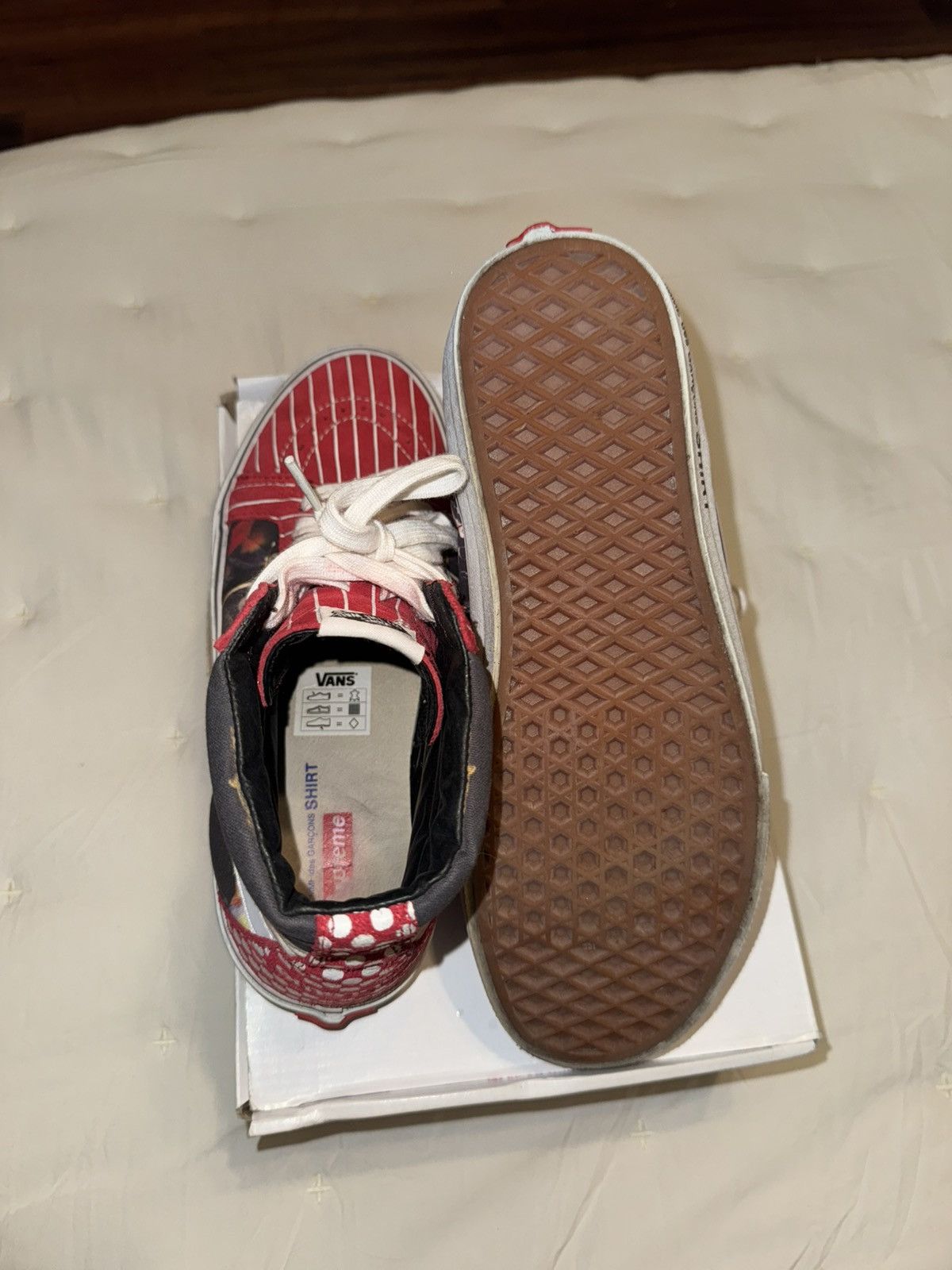 Comme des Garcons SHIRT × Supreme 2014 cdg x supreme Harold hunter sk8-hi Size US 9 / EU 42 - 3 Thumbnail