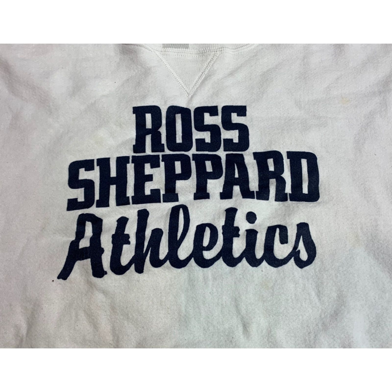 Russell Athletic VINTAGE 90s Russell Athletic Sweatshirt Adult Large White Mens Size US L / EU 52-54 / 3 - 2 Thumbnail