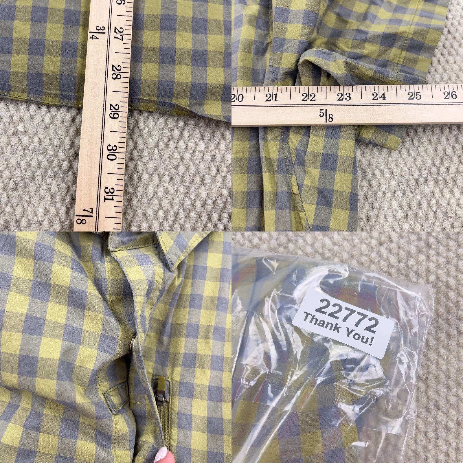 Vintage Alaskan Hardgear Shirt Men XL Green Button Up Plaid Cotton Nylon Blend Shirt Size US XL / EU 56 / 4 - 8 Thumbnail