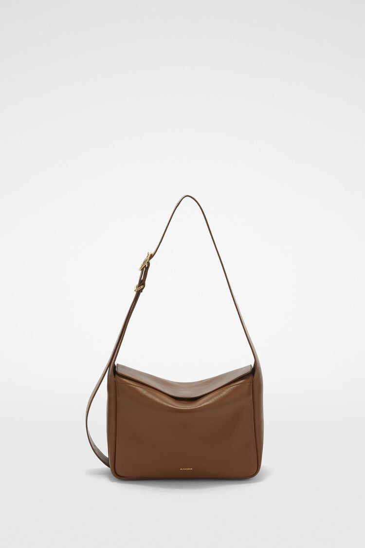 Jil Sander o1w1db10825 Size: OS / Crossbody Shoulder Bag in Brown Size ONE SIZE - 1 Thumbnail