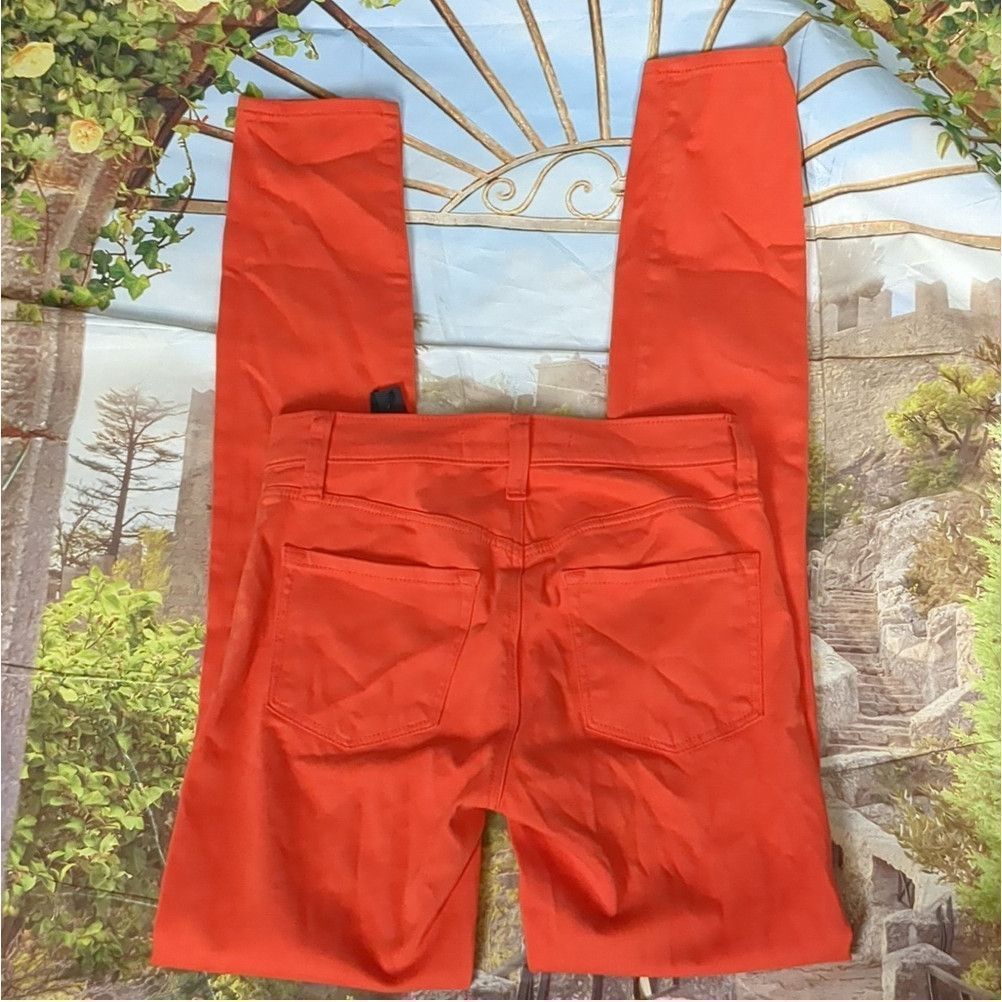 J Brand J brand 485 super skinny luxe sateen jeans coral size 24 Size 25" / US 0 / IT 36 - 6 Thumbnail