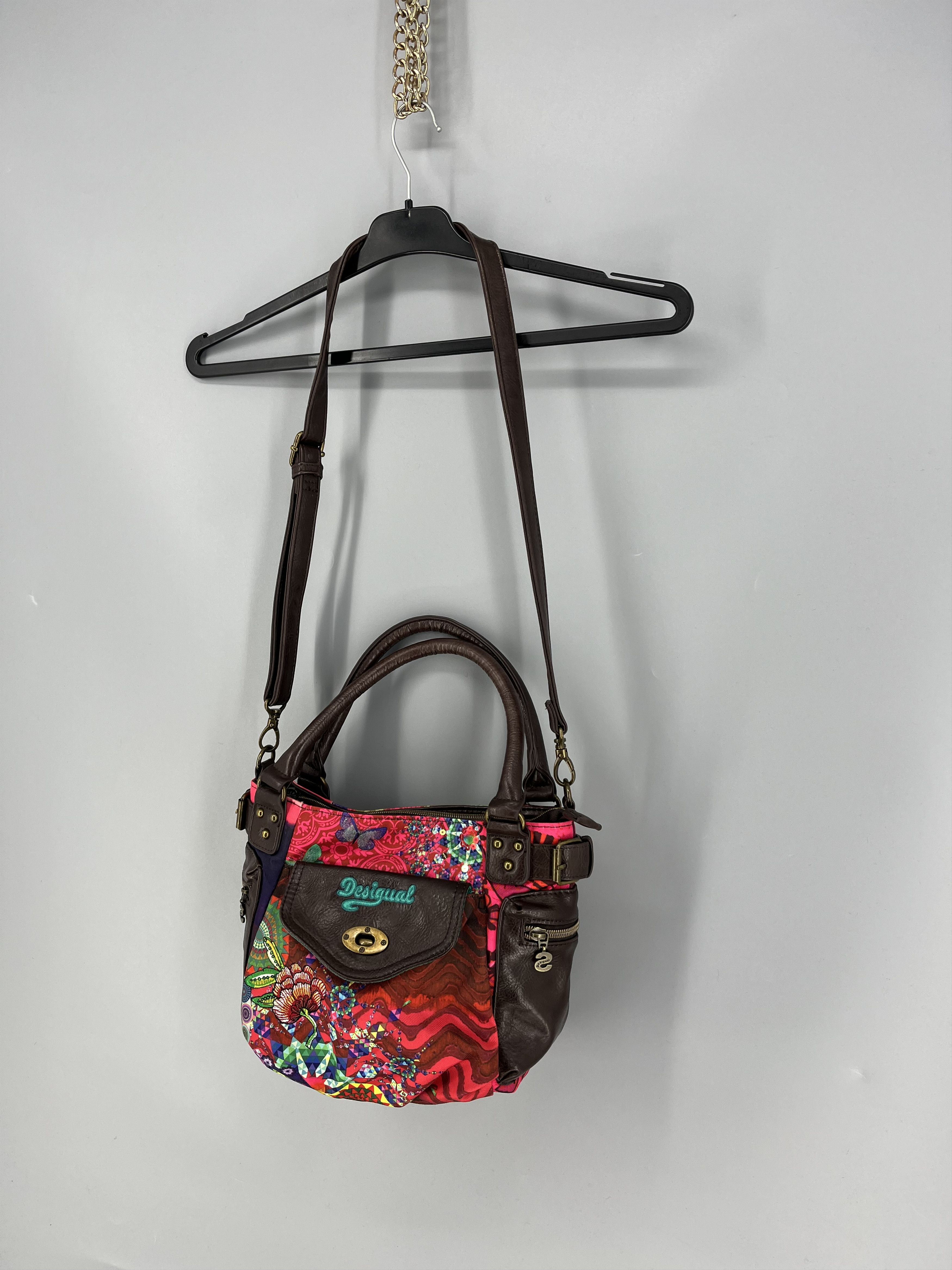 Desigual Desigual Handbag Satchel Rainbow Authentic hand Bag Size ONE SIZE - 3 Thumbnail