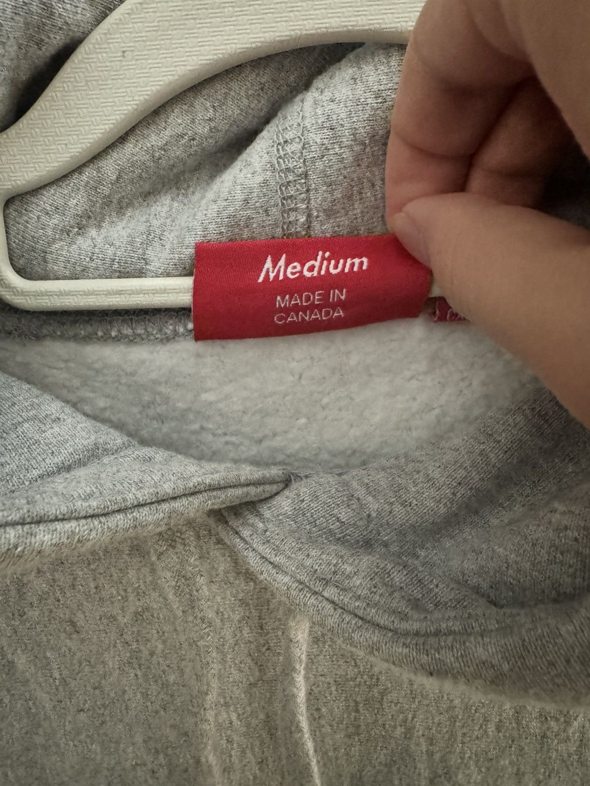 Supreme Supreme Grey Hoodie Size US M / EU 48-50 / 2 - 6 Thumbnail