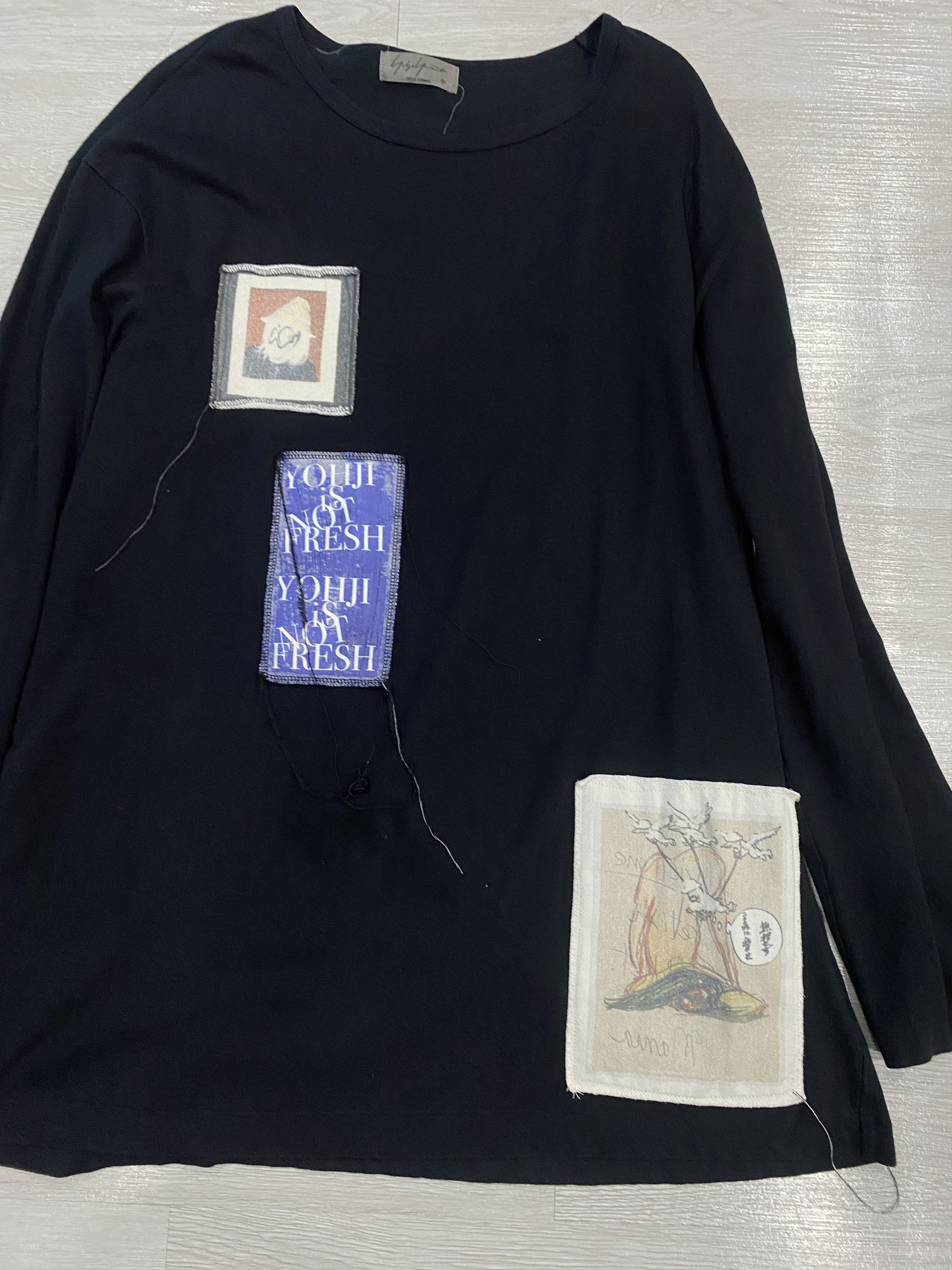 Yohji Yamamoto Yohji Yamamoto Longsleeve HH - T90 - 880 Size US S / EU 44-46 / 1 - 3 Thumbnail