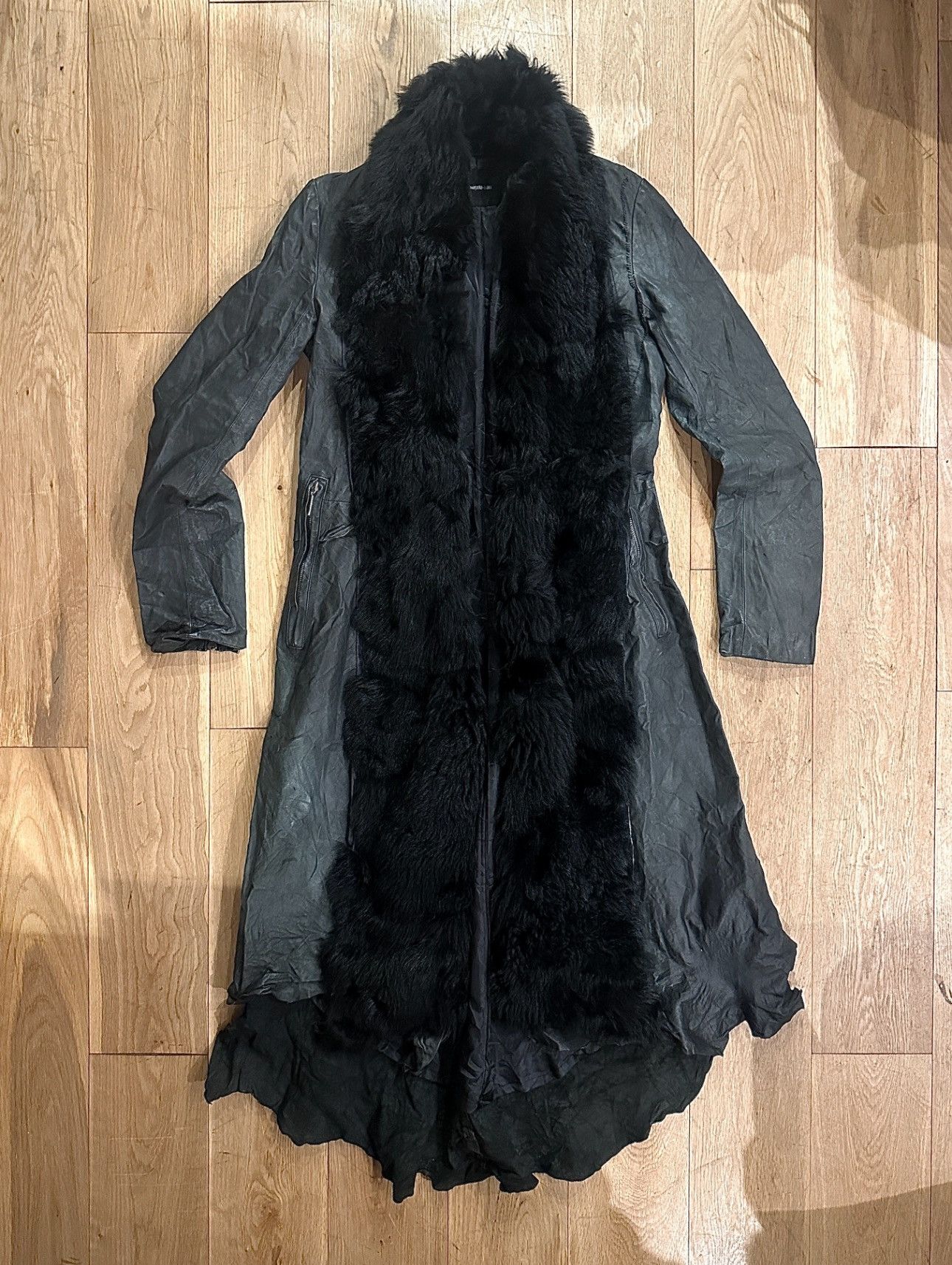 Yasuyuki Ishii FW07 Yasuyuki Ishii Pig-Leather Long Coat 🐷 Size US M / EU 48-50 / 2 - 1 Thumbnail