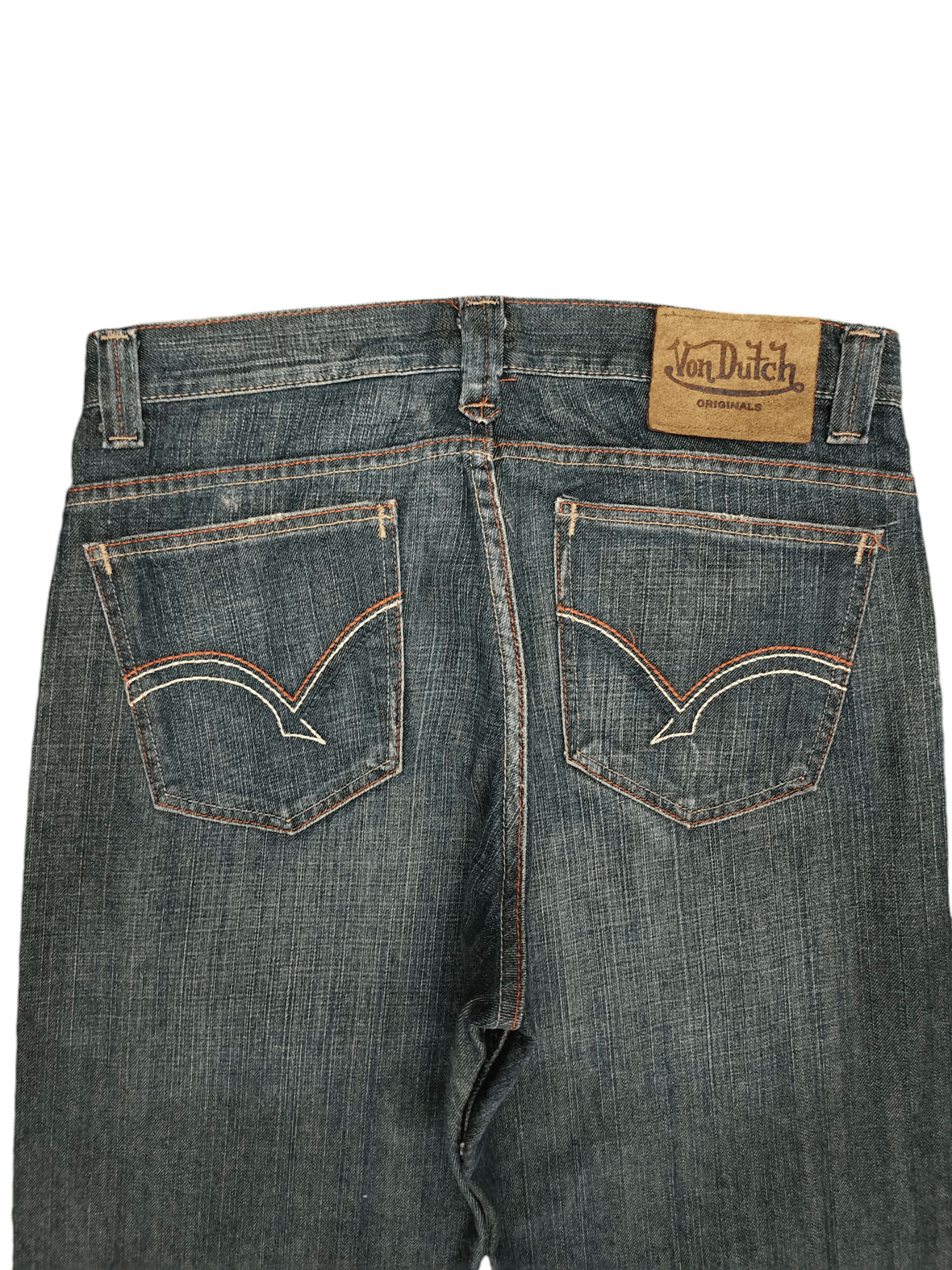 Von Dutch Vintage Y2k Von Dutch Distress Denim Jeans Size US 34 / EU 50 - 14 Thumbnail