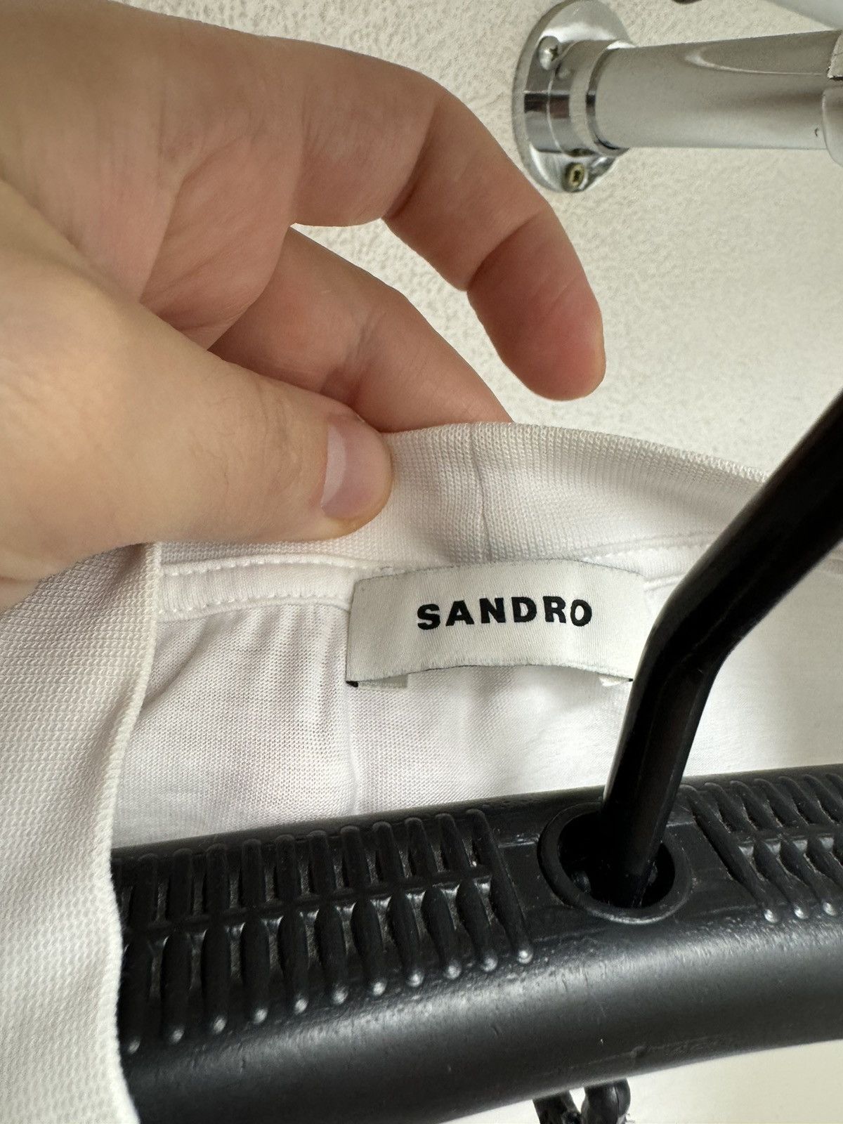 Sandro Sandro Paris white t-shirt S sz graffiti print Size US S / EU 44-46 / 1 - 6 Thumbnail