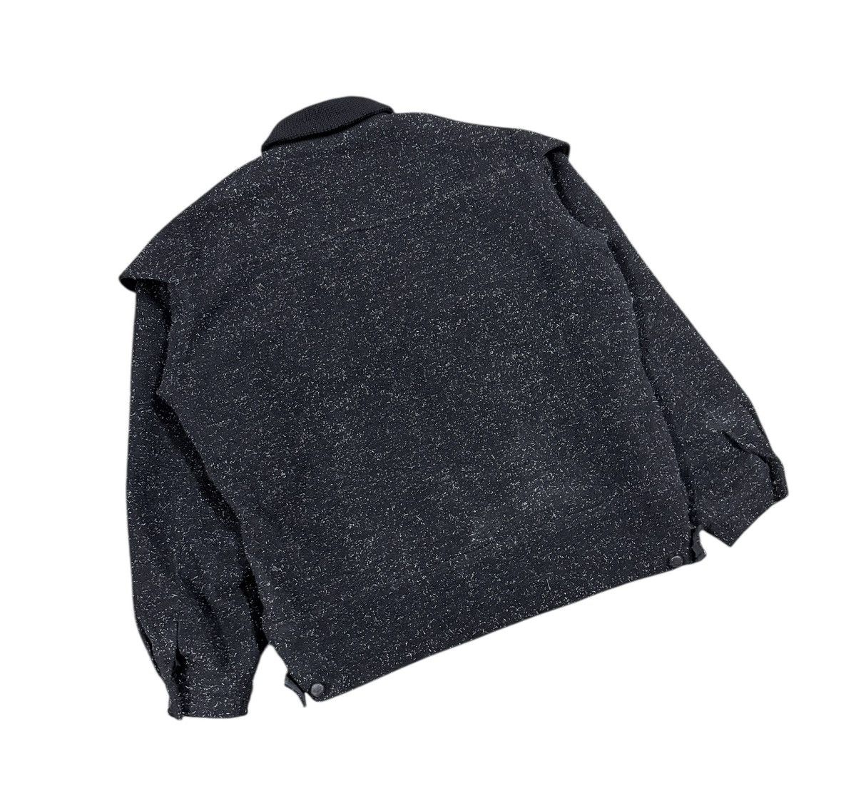 If Six Was Nine Btg🔥80’s Wool Alpaca Bomber Shawl Collar Zipper Jacket Size US L / EU 52-54 / 3 - 16 Thumbnail