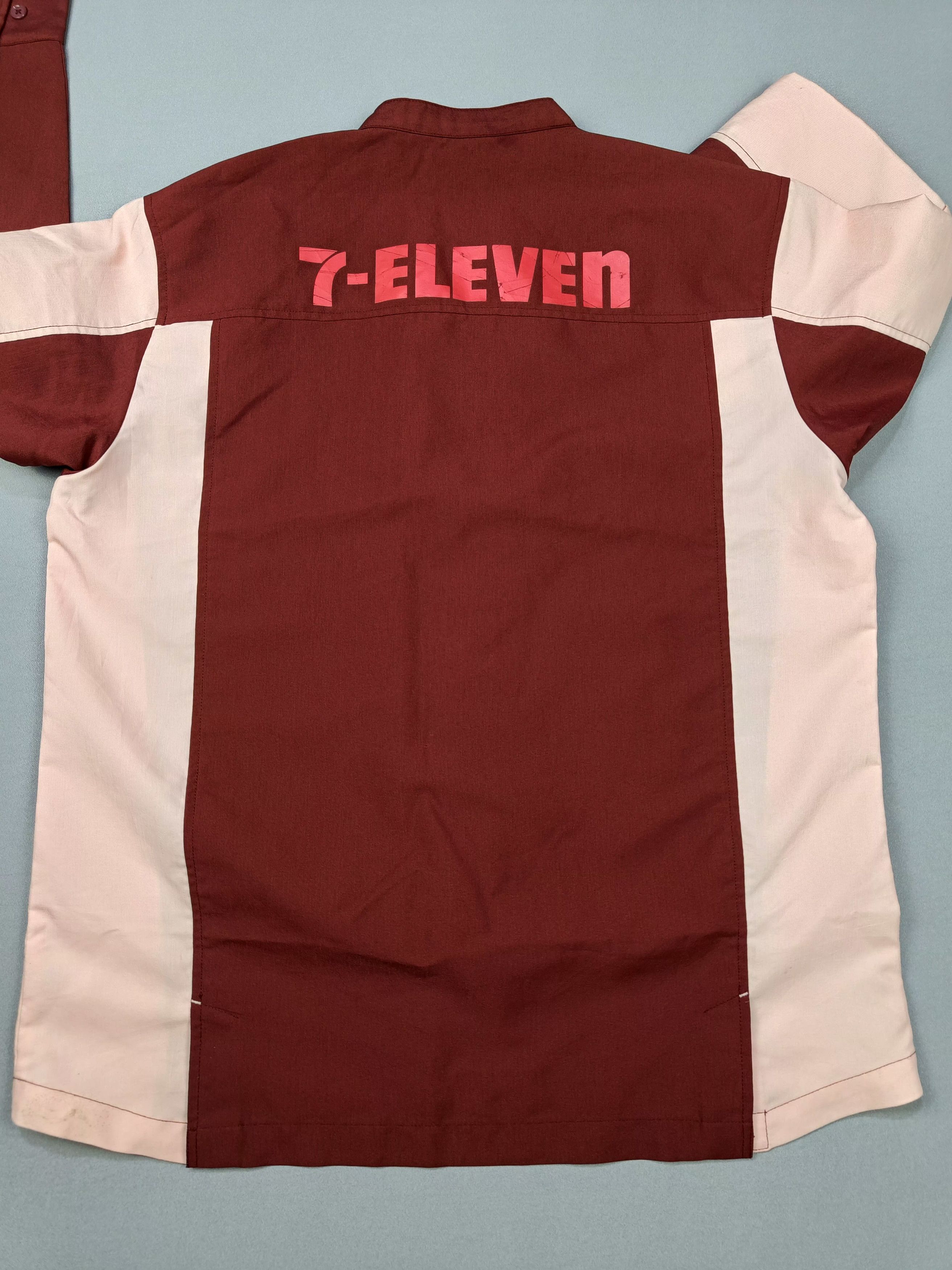 Vintage RARE💥7 Eleven Detachable Sleeve Workers Uniforms Size US L / EU 52-54 / 3 - 4 Thumbnail