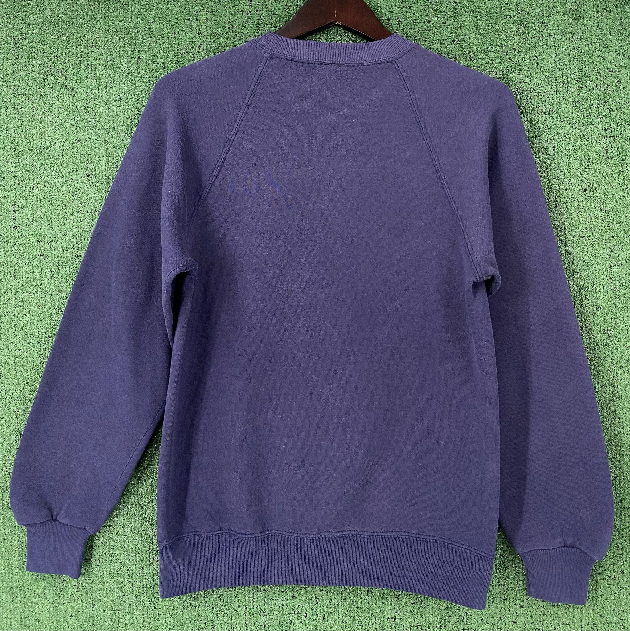 Jerzees 90’s Jerzees Faded Blank Navy Blue Sweatshirt Men’s Small Size US S / EU 44-46 / 1 - 5 Thumbnail