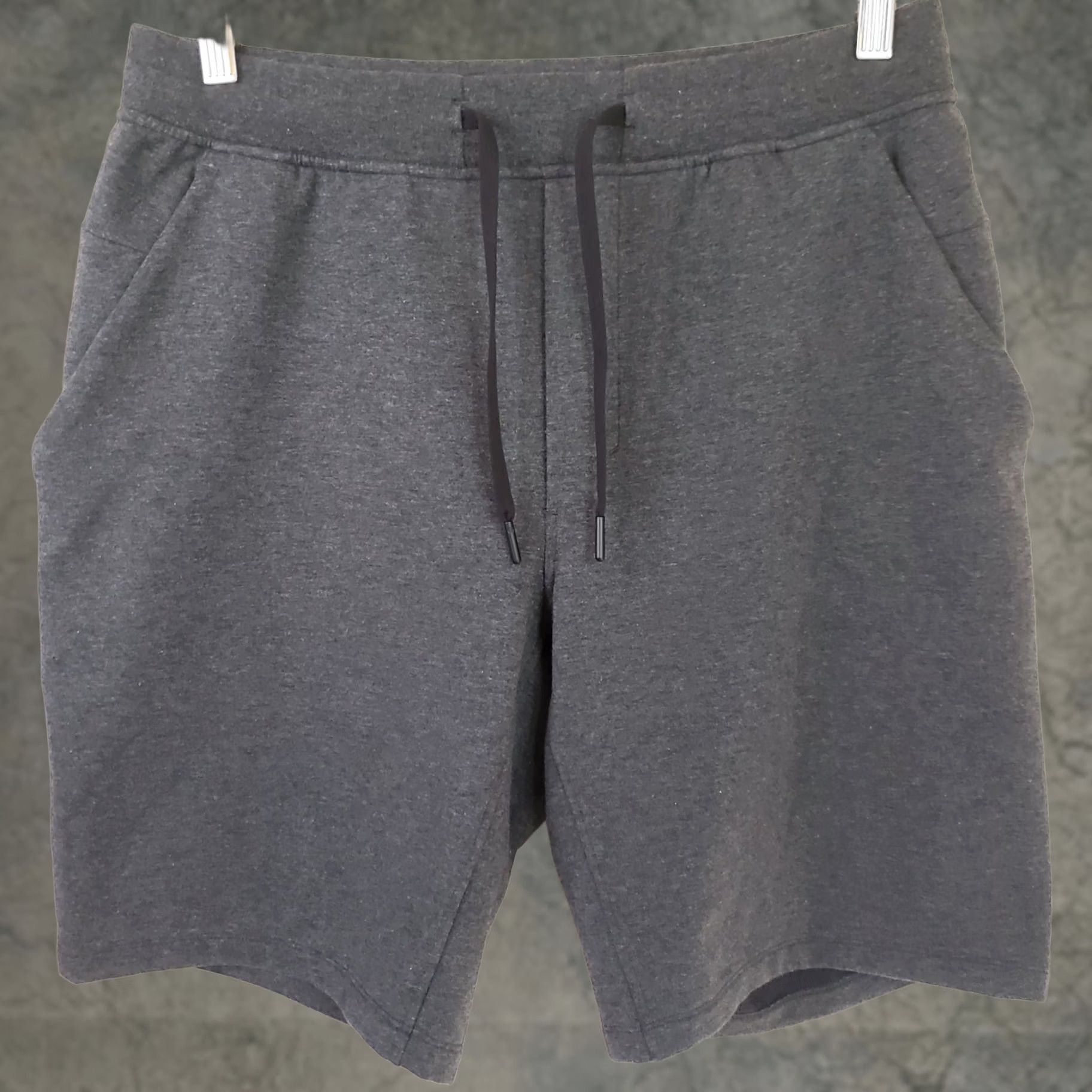 Lululemon Lululemon City Sweat Shorts Mens L Gray 9" Inseam Jersey Pocket Stitch Drawstring Athletic Casual Outdoor Athletic Mens Size US 33 - 1 Thumbnail