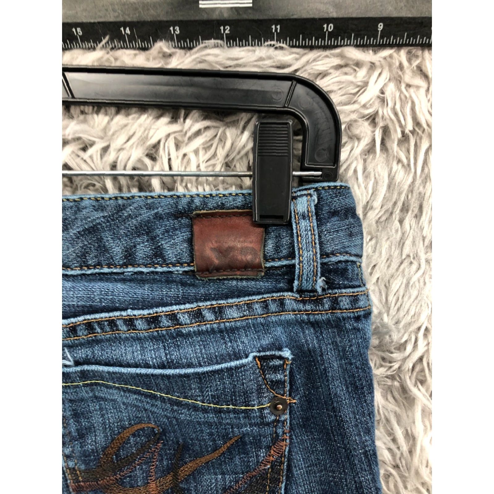 Vintage X2 Zelda Skinny Jeans Size 2 Short Womens Medium Wash Blue Size 26" / US 2 / IT 38 - 6 Thumbnail