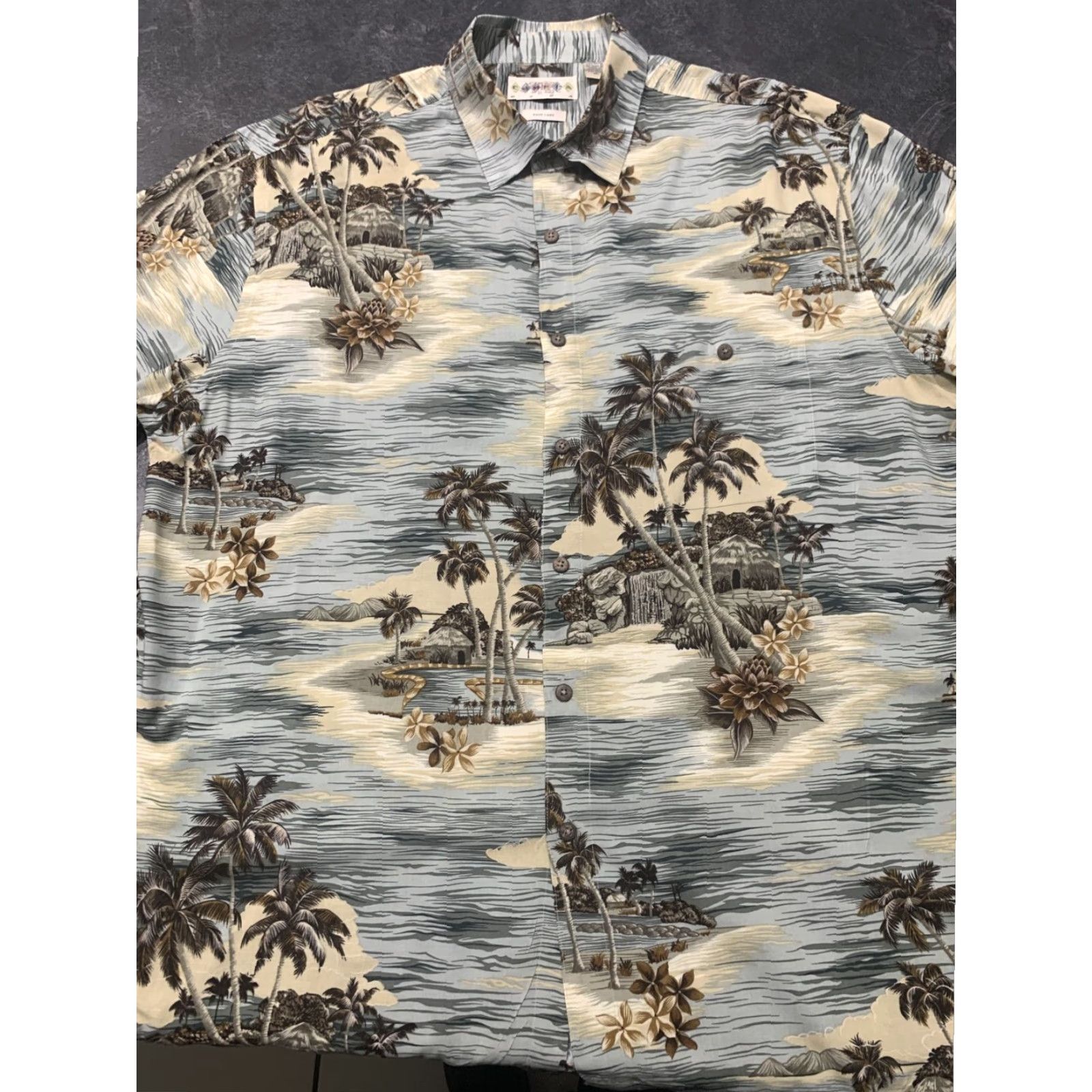Vintage Campia Moda Hawaiian Shirt Men's Adult XL Blue Floral Island Size US XL / EU 56 / 4 - 2 Thumbnail