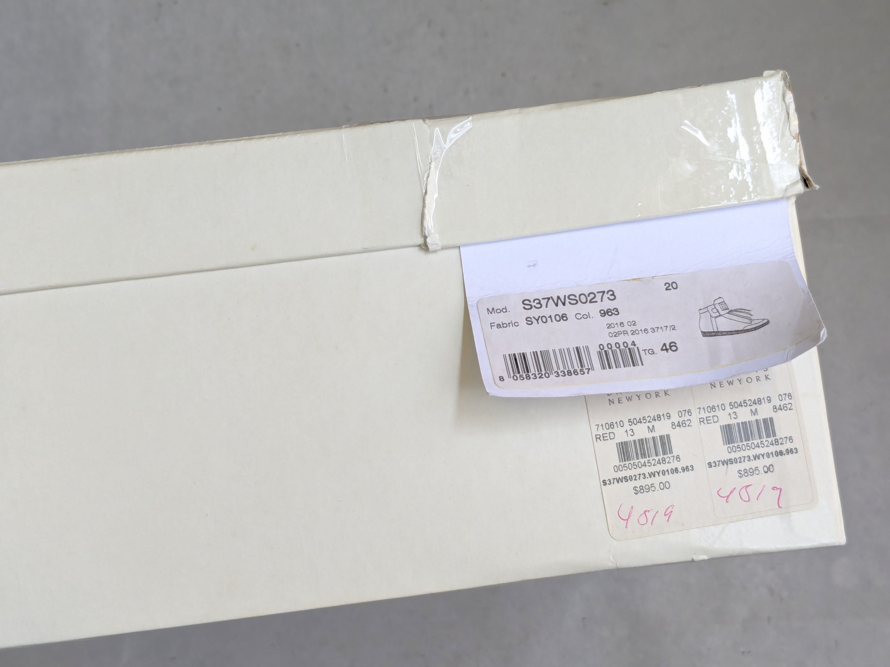 Maison Margiela Maison Margiela Future Red Black 13 46 High Tops Size US 13 / EU 46 - 20 Thumbnail