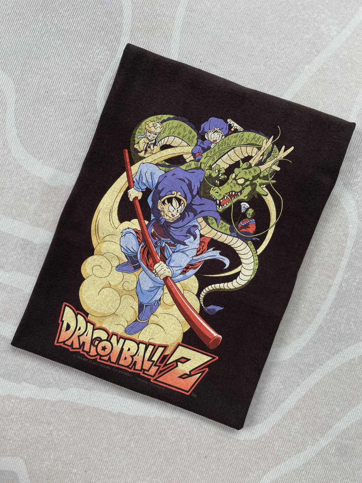 Anime Vintage Dragon Ball Z Goku & Shenron Size US M / EU 48-50 / 2 - 2 Thumbnail