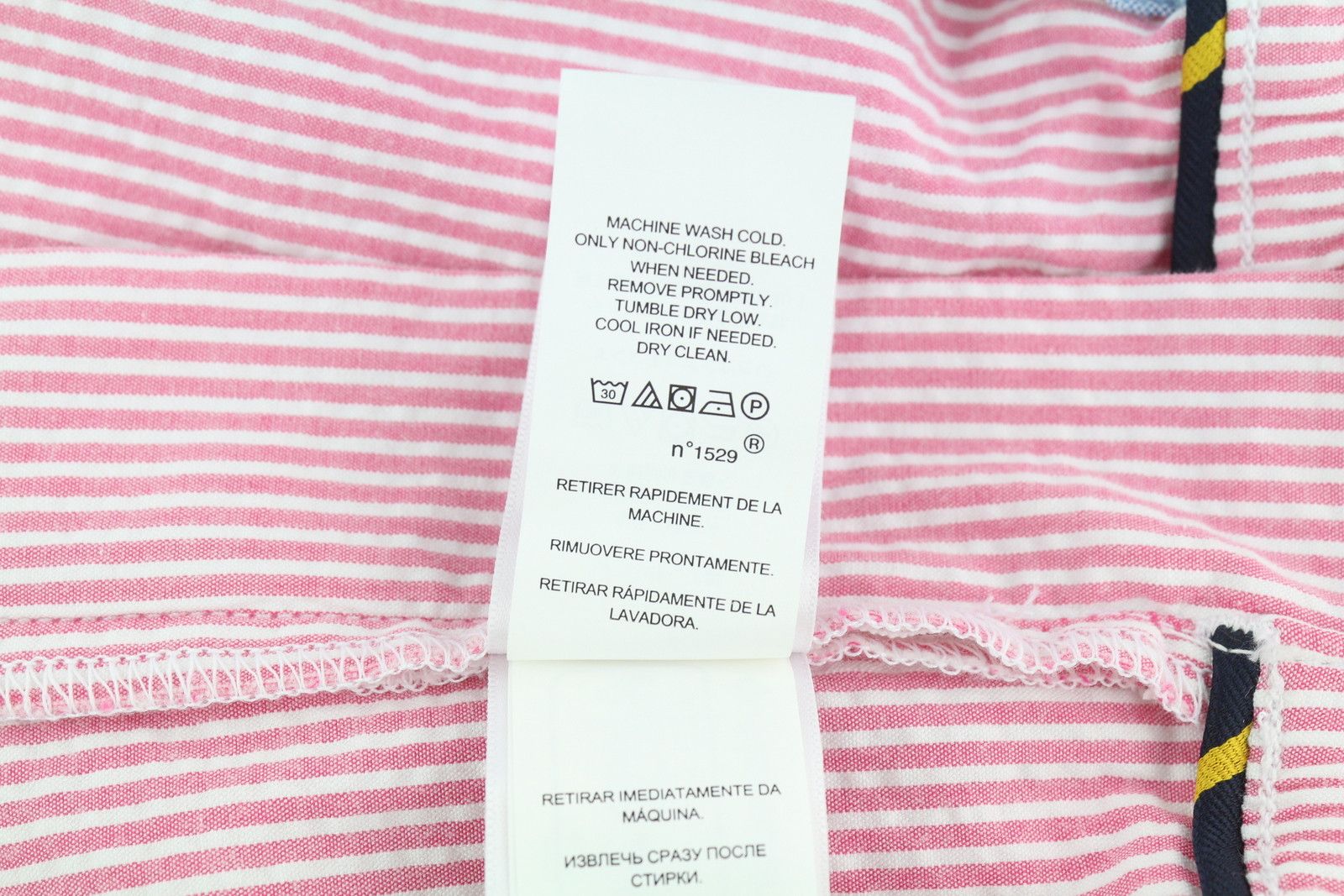 Polo Ralph Lauren STRETCH CLASSIC FIT L Chino Pink Pinstriped Shorts 84586 Size US 34 / EU 50 - 9 Thumbnail