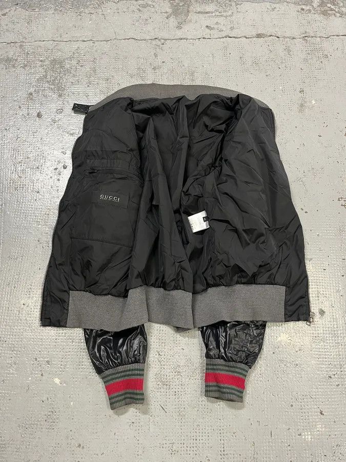 Gucci AW2008 Gucci Signature Black Bomber Jacket by Frida Giannini Size US S / EU 44-46 / 1 - 8 Thumbnail
