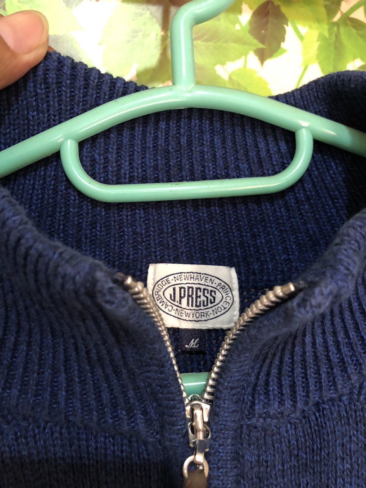 J. Press × Japanese Brand J Press Cotton Knit Half Zipper Size US M / EU 48-50 / 2 - 4 Thumbnail