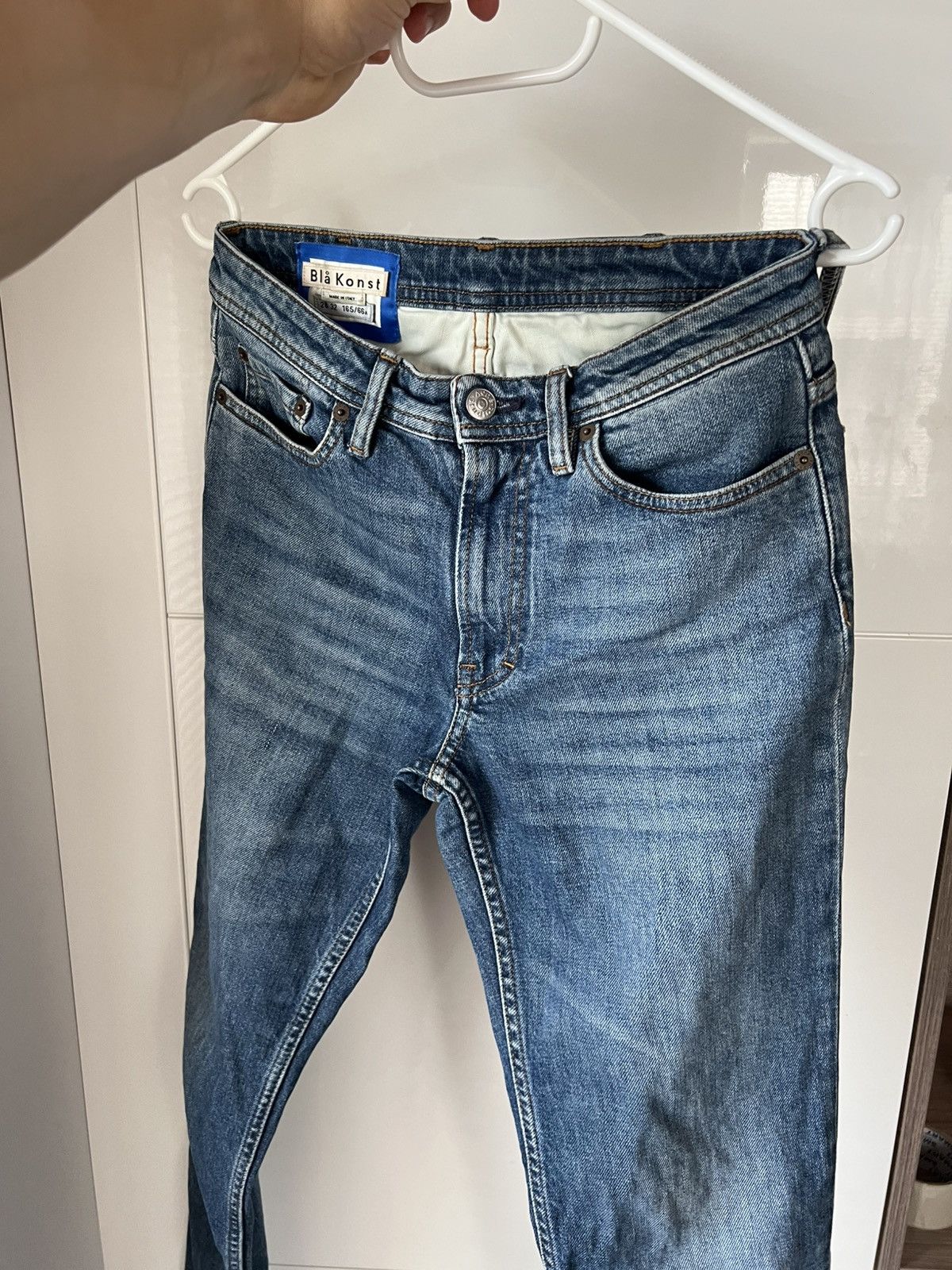 Acne Studios Acne Studios Bla Konst Made in Italy 26/32 Pink Knited Jeans Size 26" / US 2 / IT 38 - 1 Thumbnail