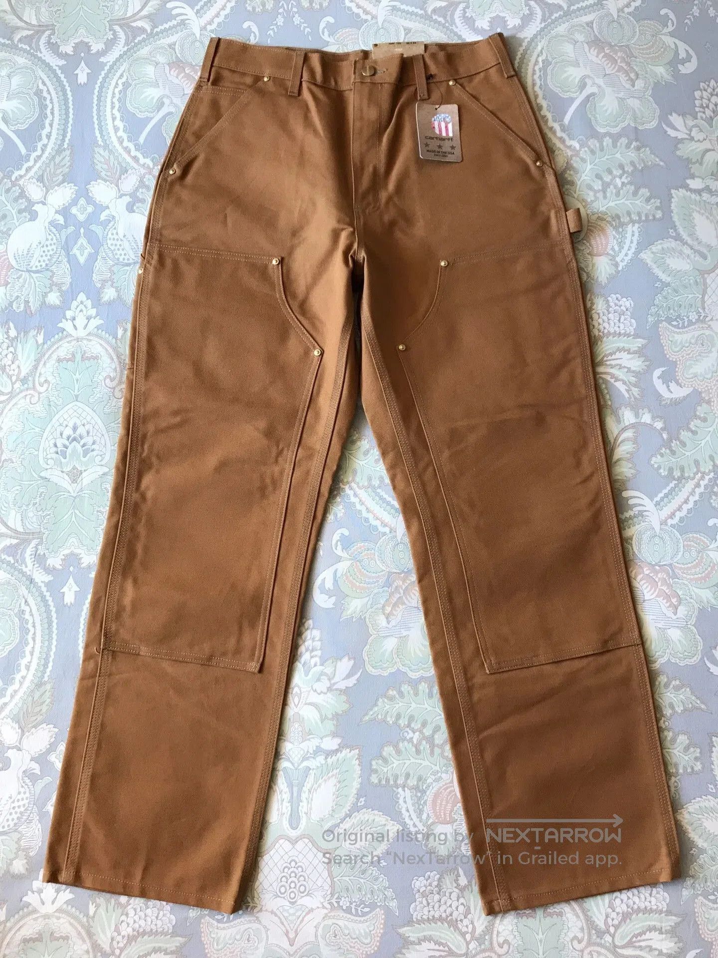 Carhartt Carhartt B01 BRN W32L30 Work Pants. Size US 32 / EU 48 - 2 Thumbnail