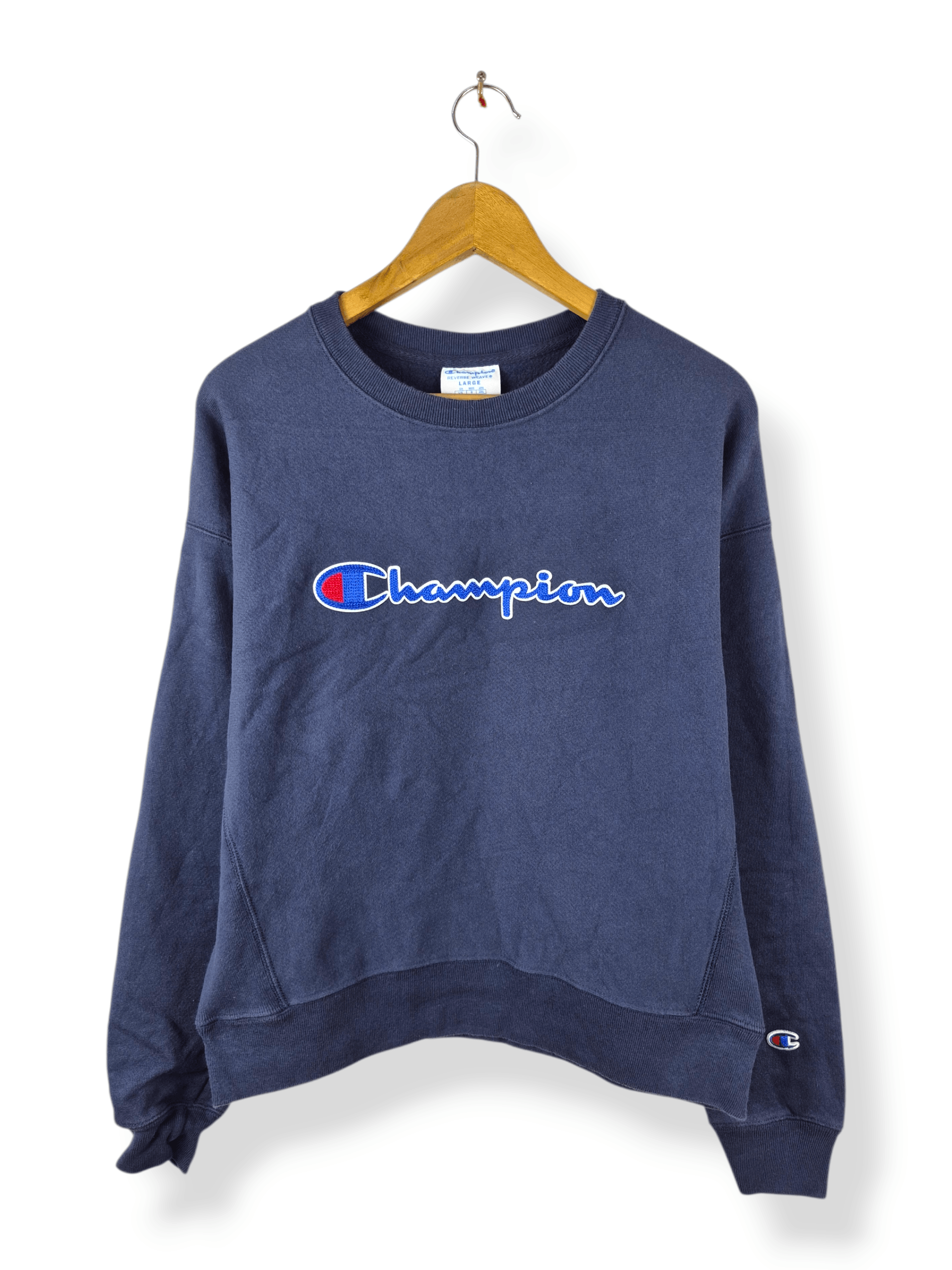 Champion 🔥 Champion Reverse Weave Embroided Spellout Sweatshirt Size US L / EU 52-54 / 3 - 1 Thumbnail