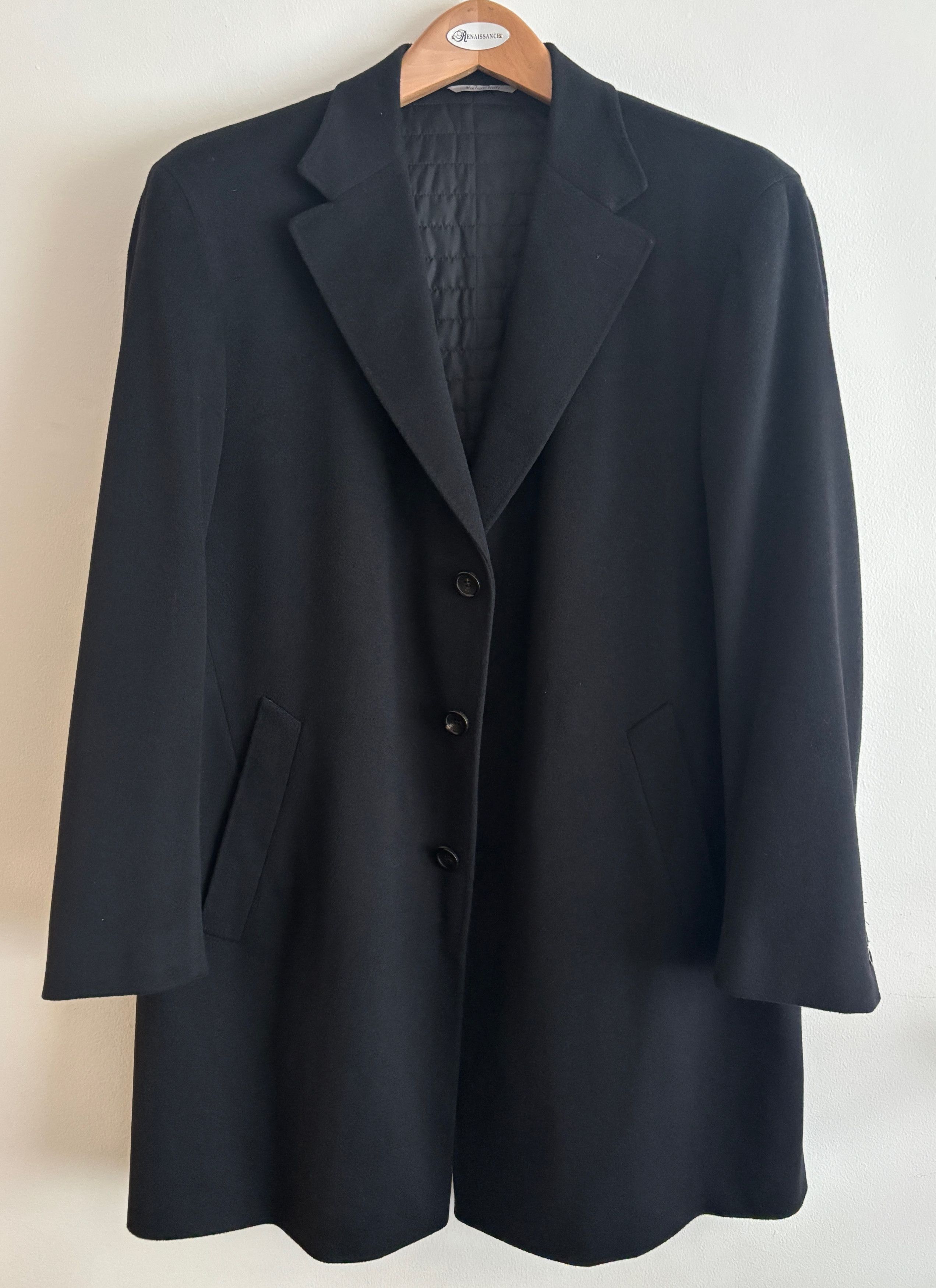 Canali $2100 Harry Rosen Wool Cashmere Overcoat US 44-46 -L- XL Size US XL / EU 56 / 4 - 2 Thumbnail
