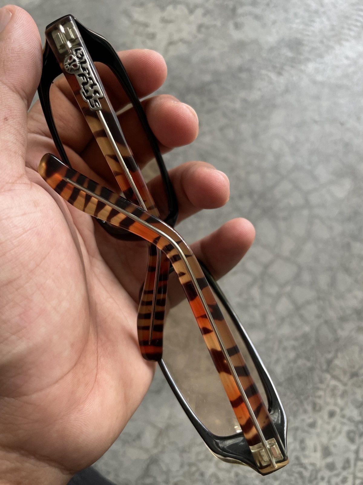 Vintage Vintage 90s BlackFlys Eyewear with Tiger Striped Shades Size ONE SIZE - 5 Thumbnail