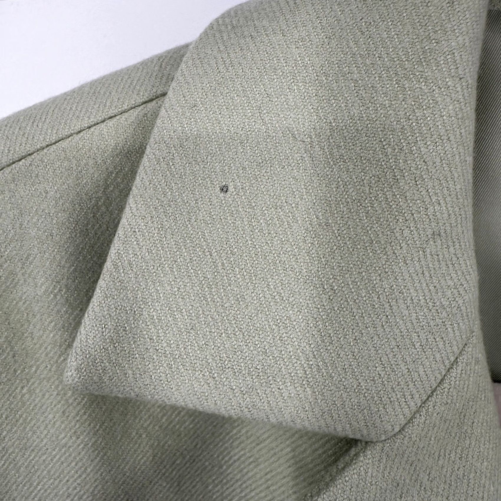 Talbots Talbots Blazer Jacket Women's Light Green Wool Cashmere Blend 12 Button Front Notch Lined Tailored Workwear Size XL / US 12-14 / IT 48-50 - 4 Thumbnail