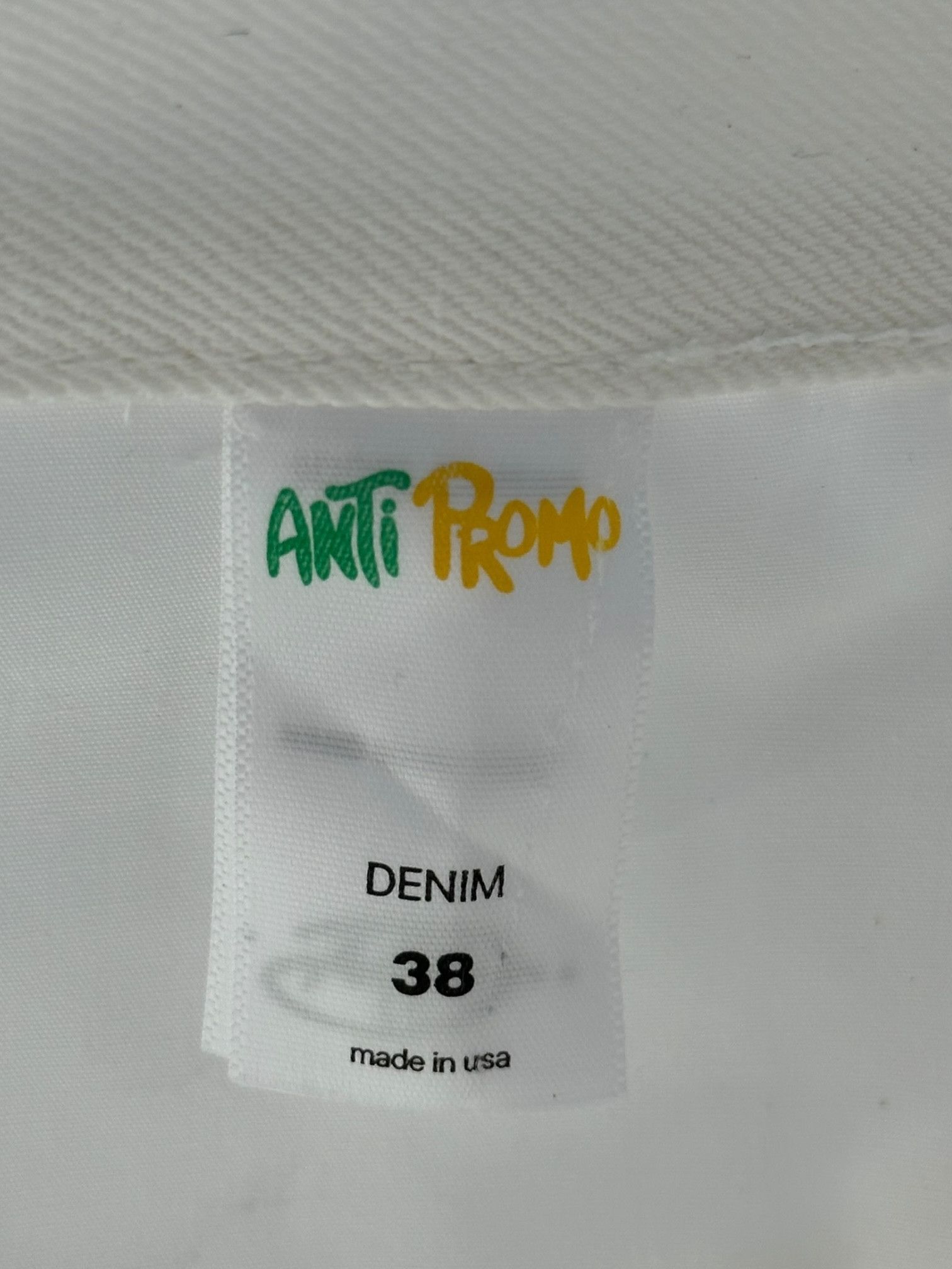 Matty Boy Matty Boy White Anti Promo Patch Jeans Size US 38 / EU 54 - 3 Thumbnail
