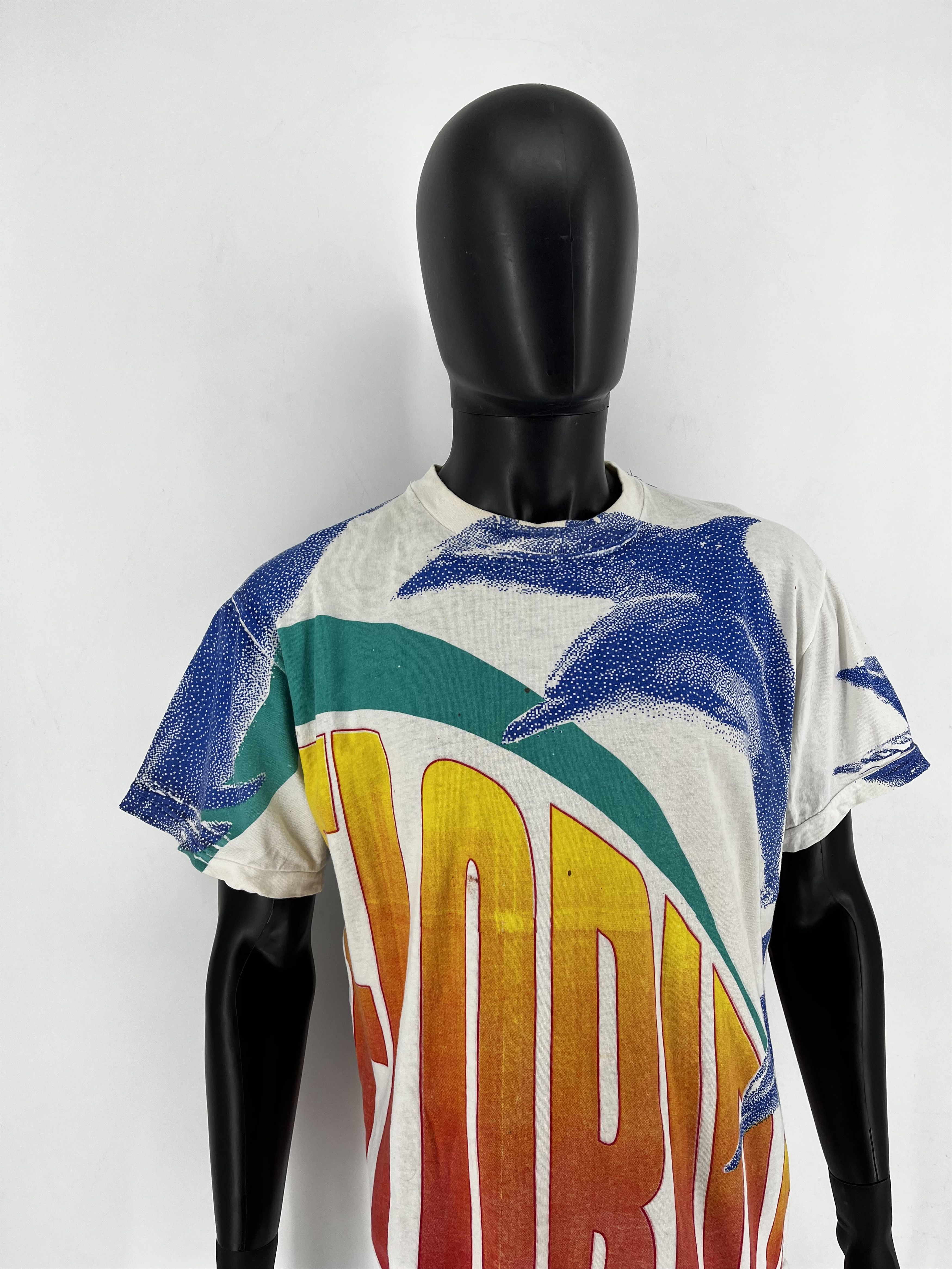 Other Vintage Tshirt 90s Florida All Over Print Shirt Size US L / EU 52-54 / 3 - 3 Thumbnail