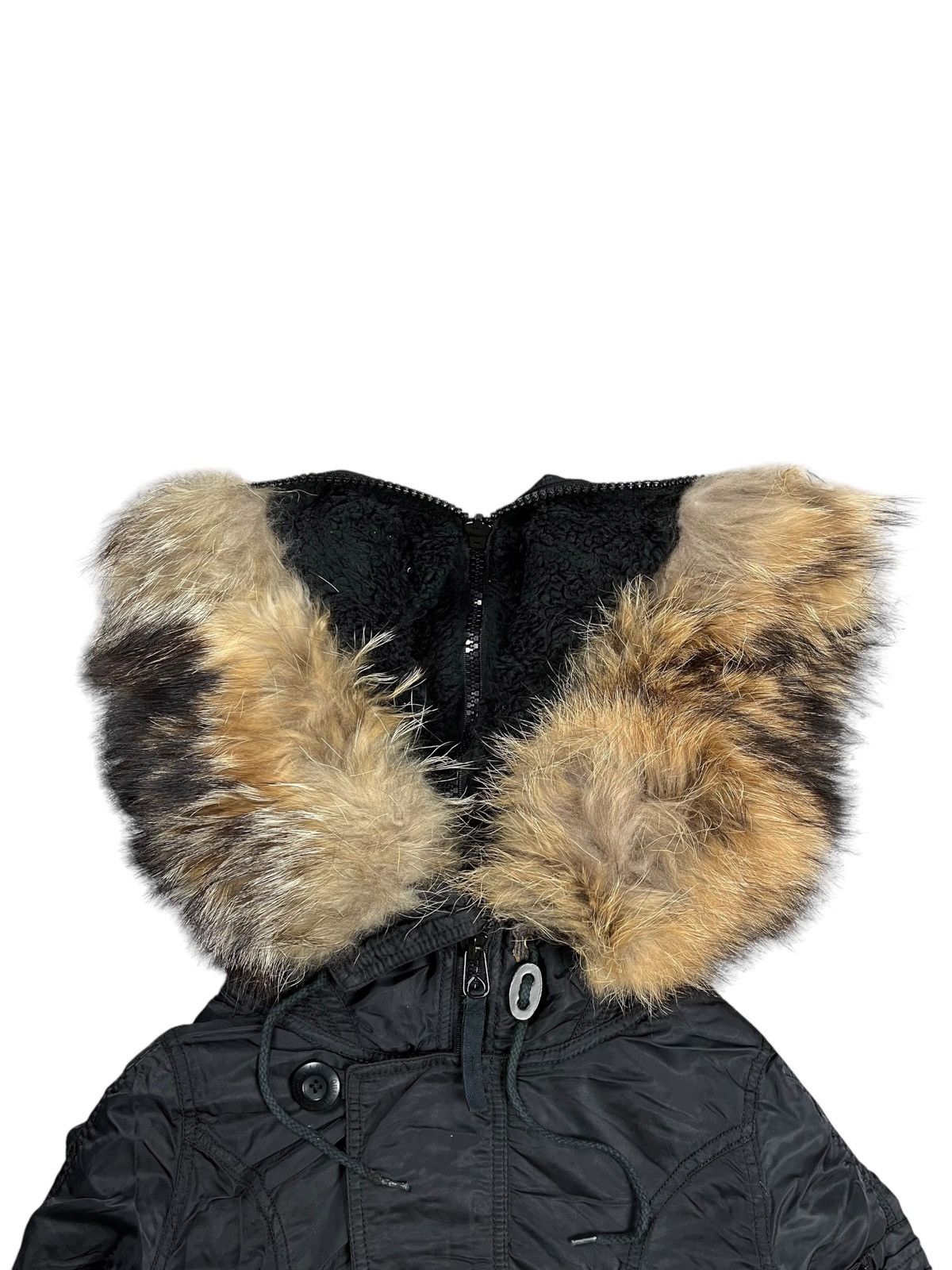 2000s GOA - Fur Hoodie Apocalypse Jacket