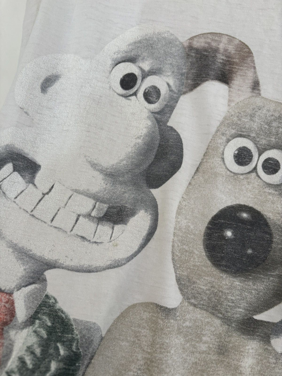 Vintage VINTAGE 1989 WALLACE & GROMIT GRAPHIC T-SHIRT Size US XL / EU 56 / 4 - 7 Thumbnail