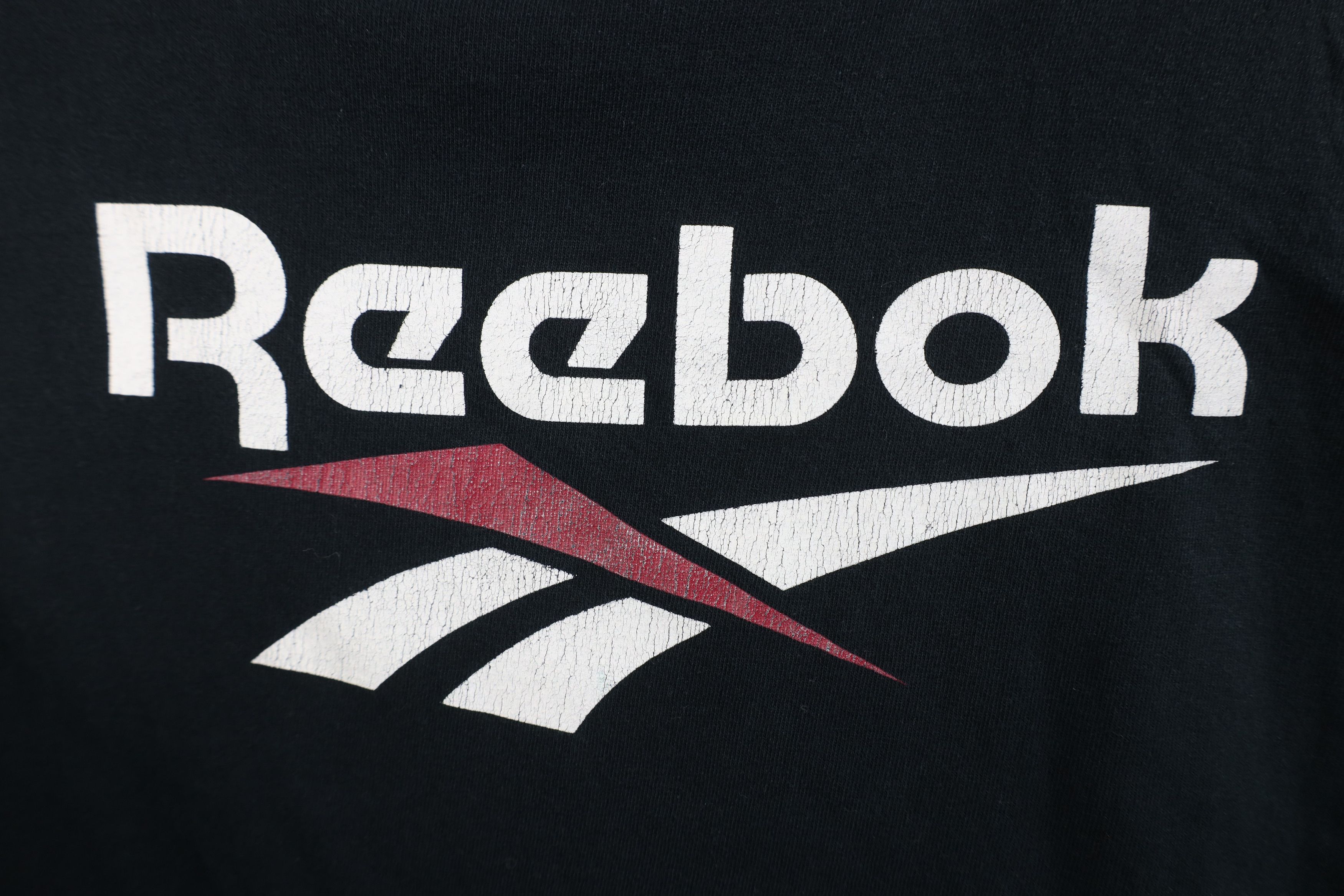 Reebok Vintage Y2K Reebok Spell Out Long Sleeve T-Shirt Black Size US L / EU 52-54 / 3 - 4 Thumbnail
