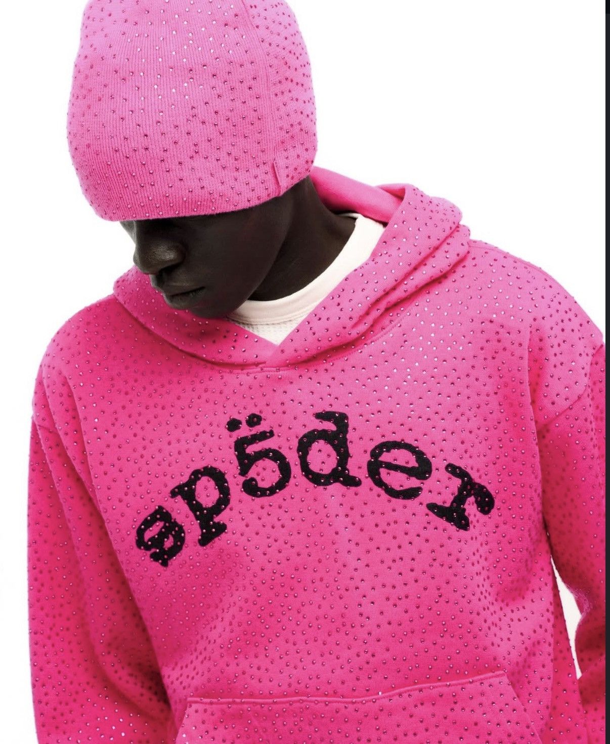 Sp5der Sp5der VVS HOODIE P!nk Size US M / EU 48-50 / 2 - 2 Thumbnail