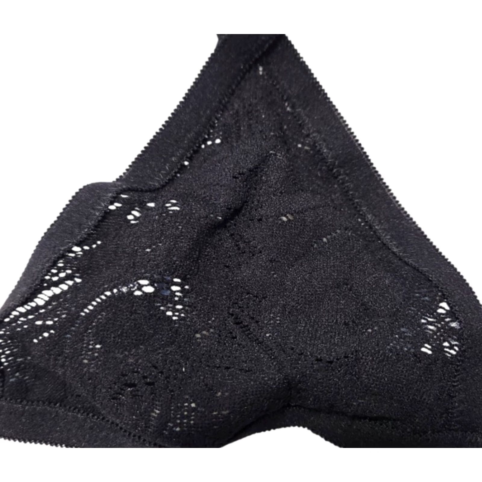 Vintage ARAKS Bra Women S Black Wireless Lace Bralette Floral Size ONE SIZE - 2 Thumbnail
