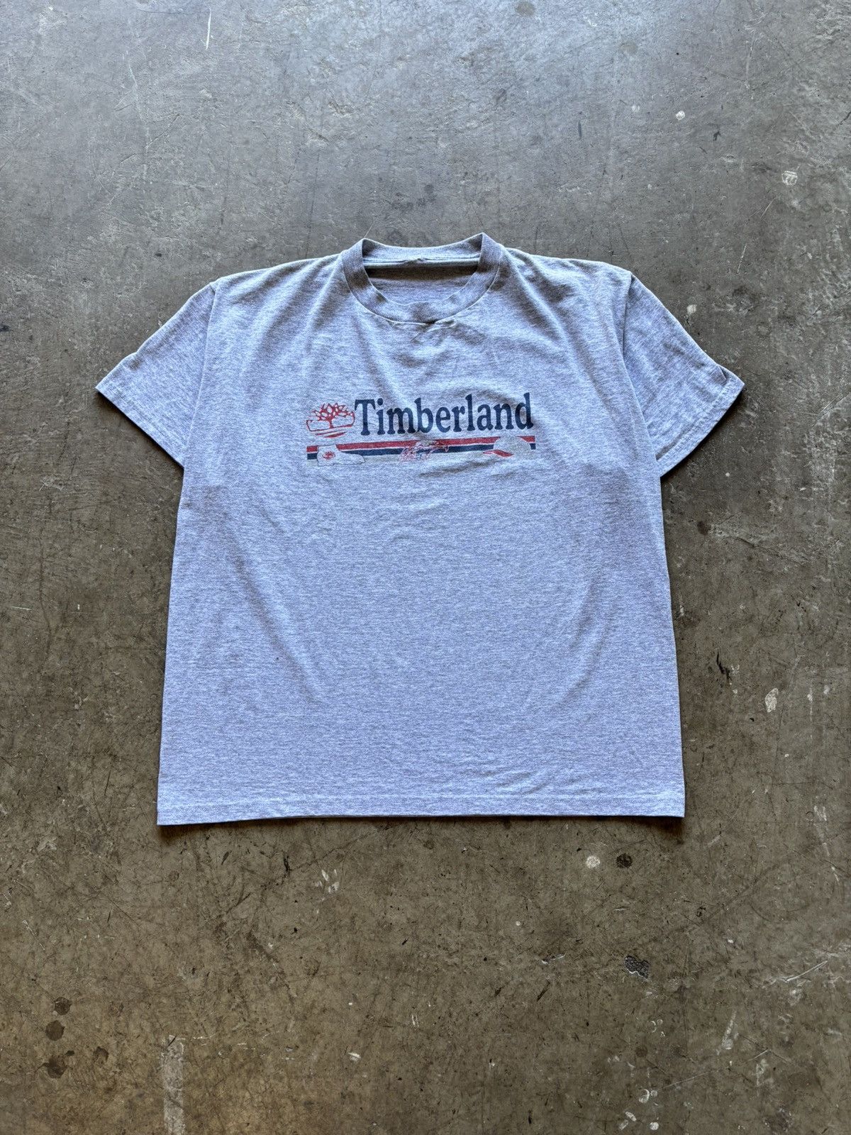 Timberland Vintage Timberland Gray T Shirt Size US L / EU 52-54 / 3 - 1 Thumbnail