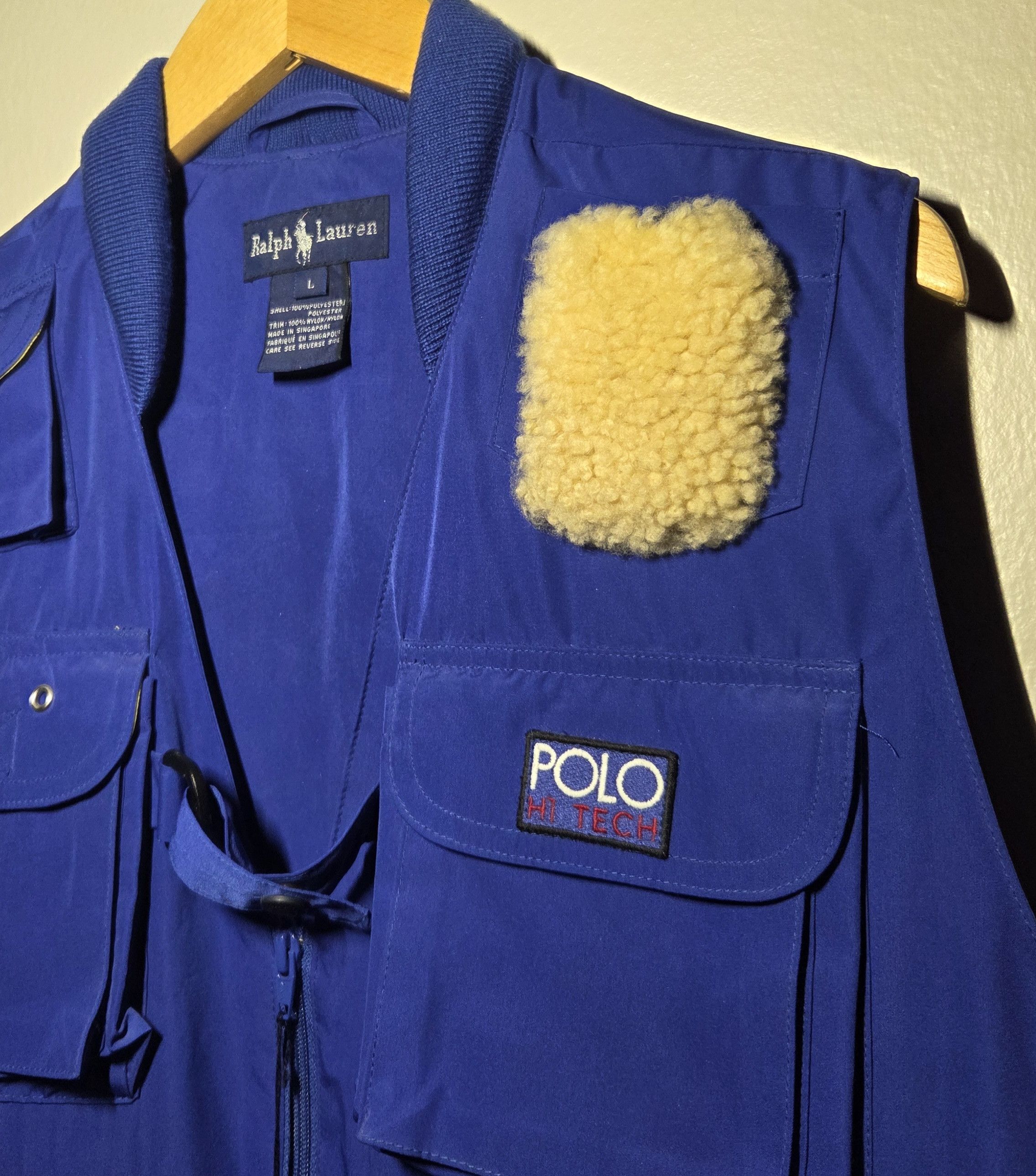 Polo Ralph Lauren Vintage Polo Ralph Lauren Hi Tech Vest Size US L / EU 52-54 / 3 - 3 Thumbnail