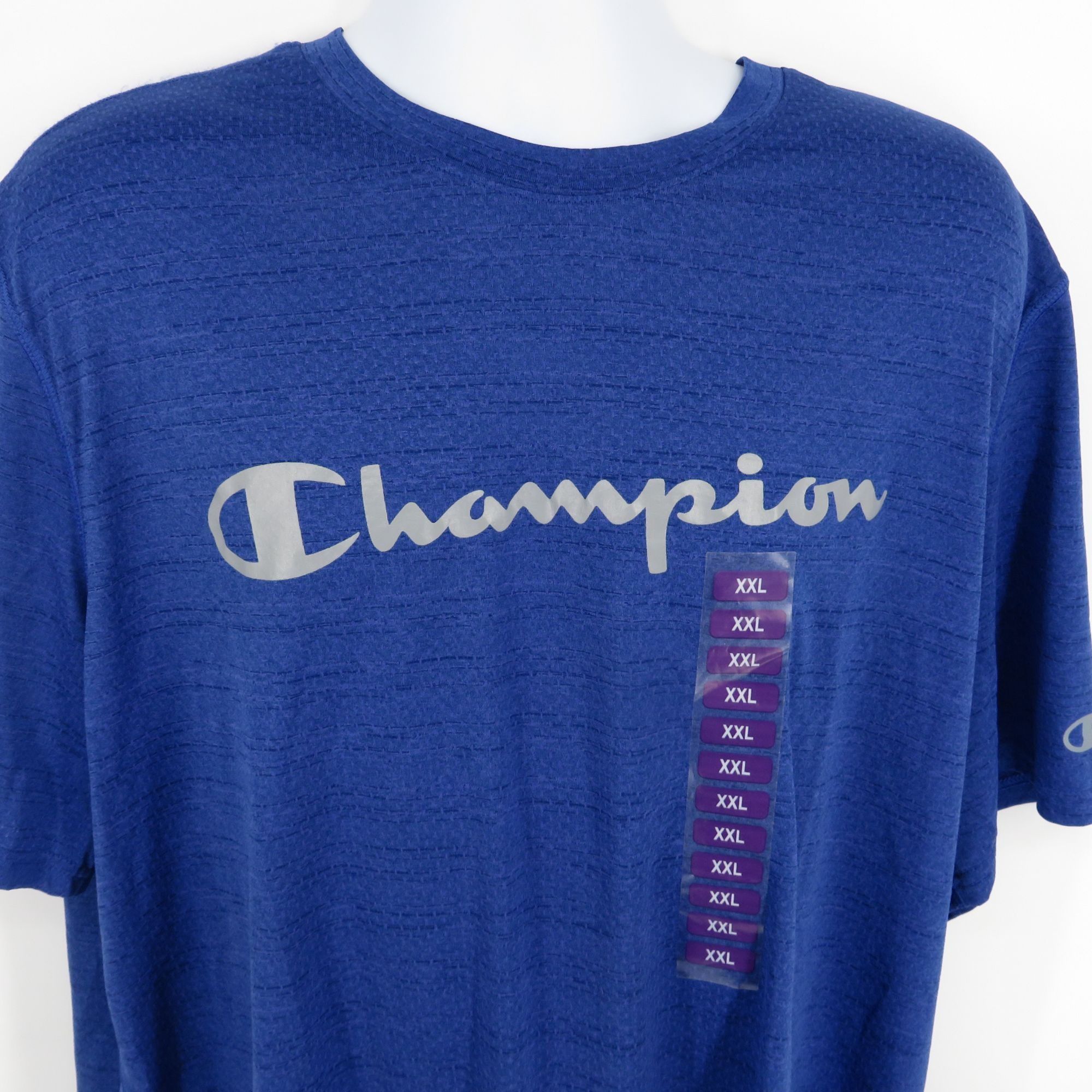 Champion Champion Mens Blue Short Sleeve Logo T-Shirt XXL NWT Size US XXL / EU 58 / 5 - 3 Thumbnail