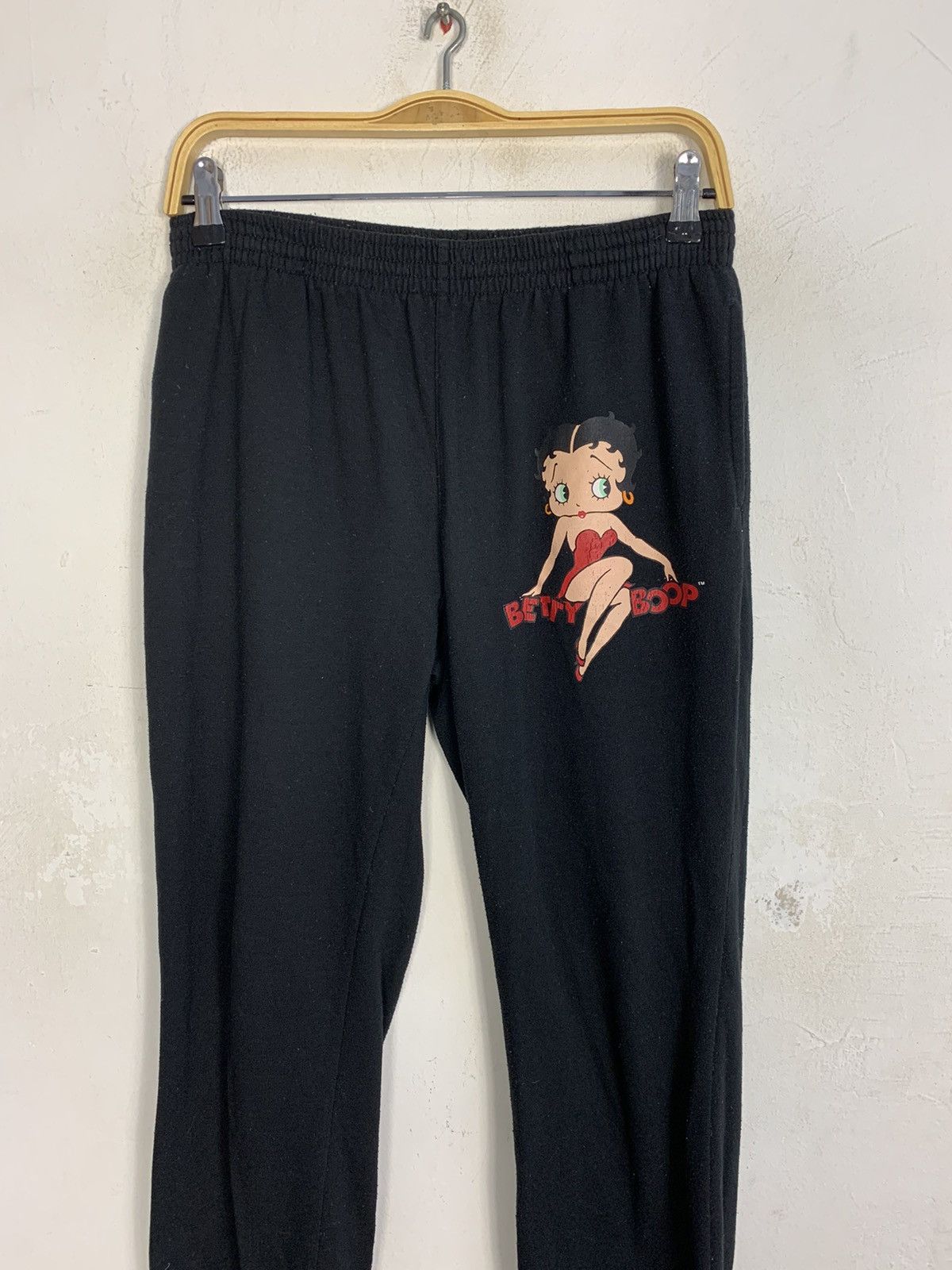 Japanese Brand 90s Betty Boop X Denifits Track Jogger Pant Big Printed Size 28" / US 6 / IT 42 - 3 Thumbnail