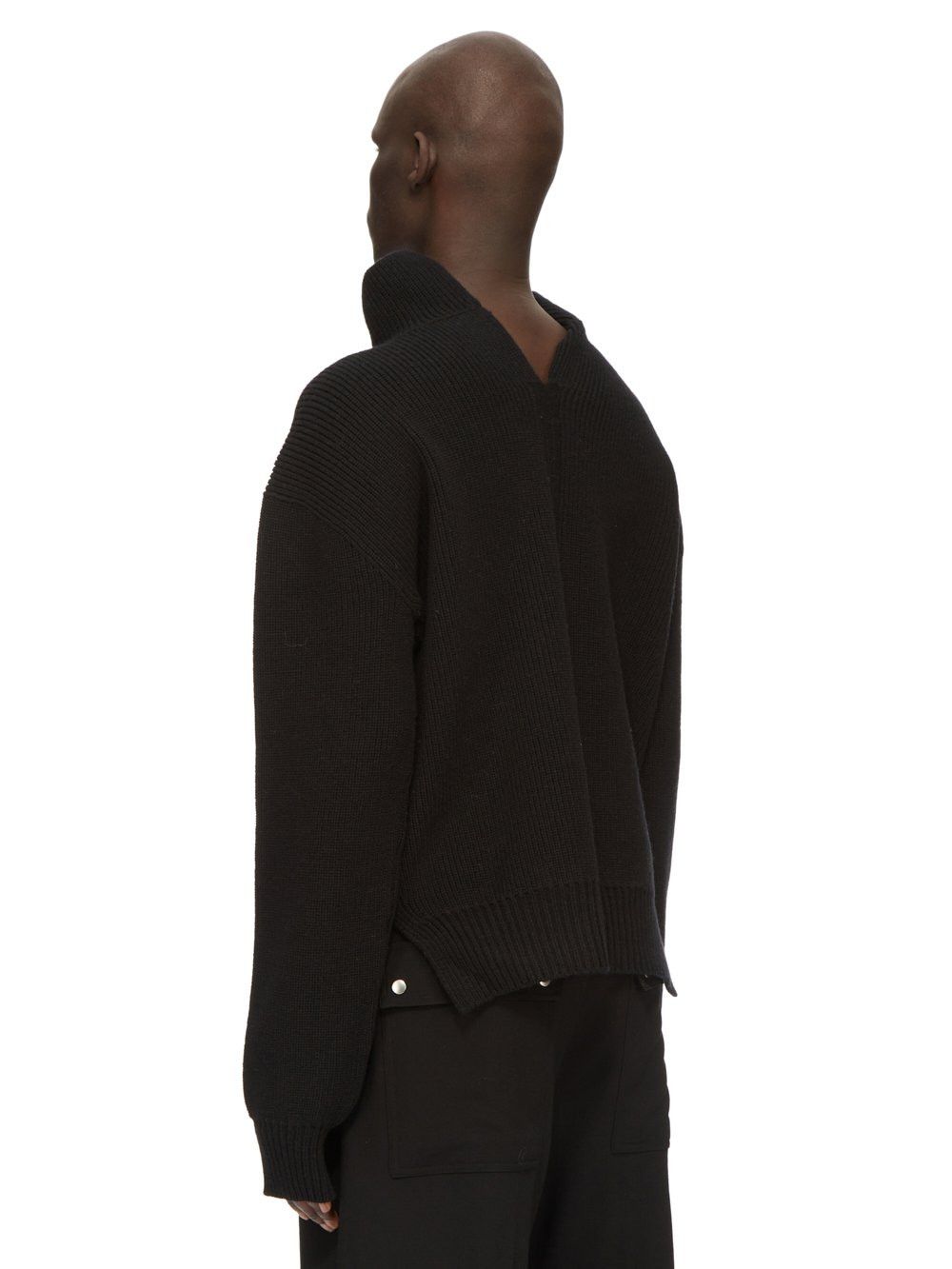 Rick Owens BNWT AW24 RICK OWENS "PORTERVILLE" FISHERMAN TABARD KNIT M Size US M / EU 48-50 / 2 - 12 Thumbnail