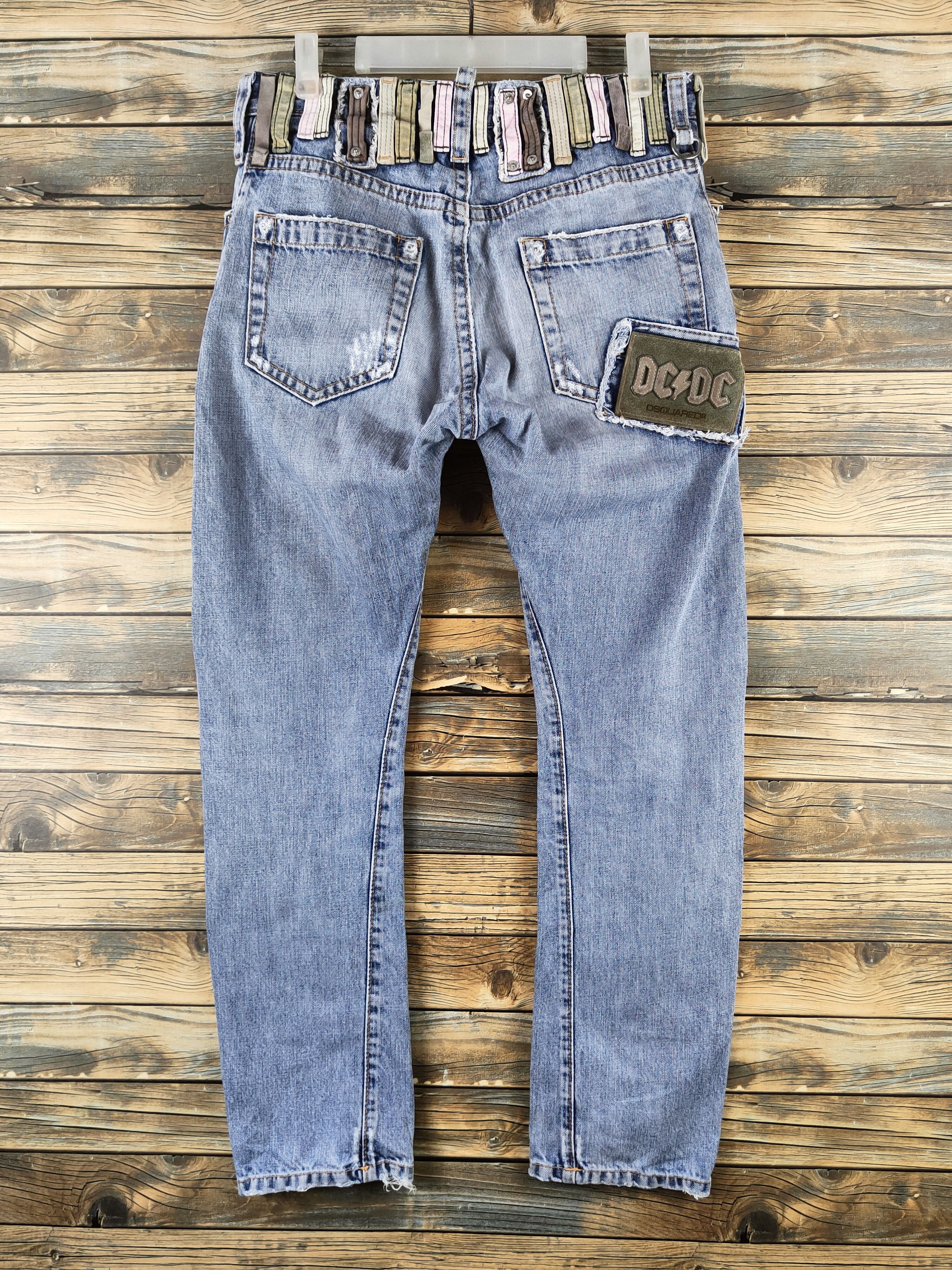 Dsquared2 D Dsquared2 Blue Distressed Ripped Jeans #S2909 Size US 30 / EU 46 - 7 Thumbnail